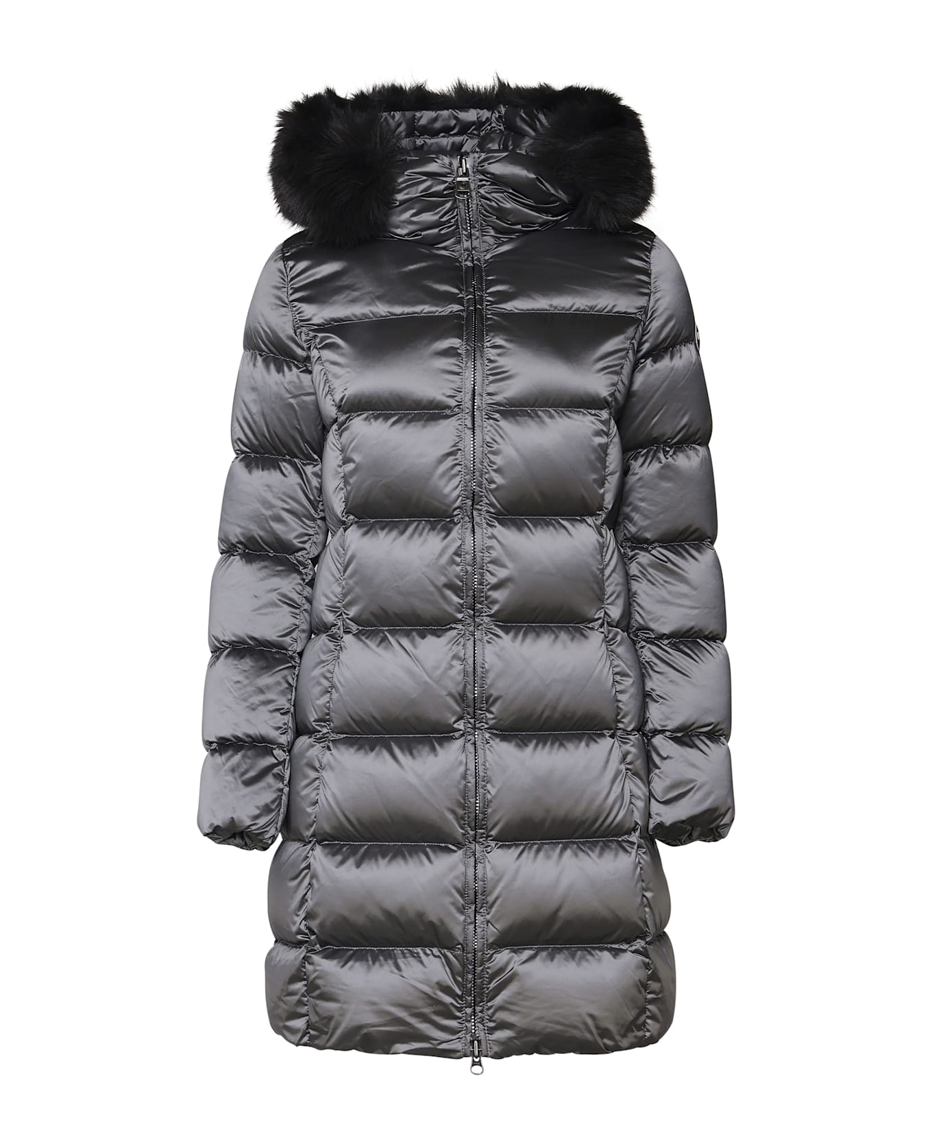 Colmar Long Jacket In Nylon - Charcoal