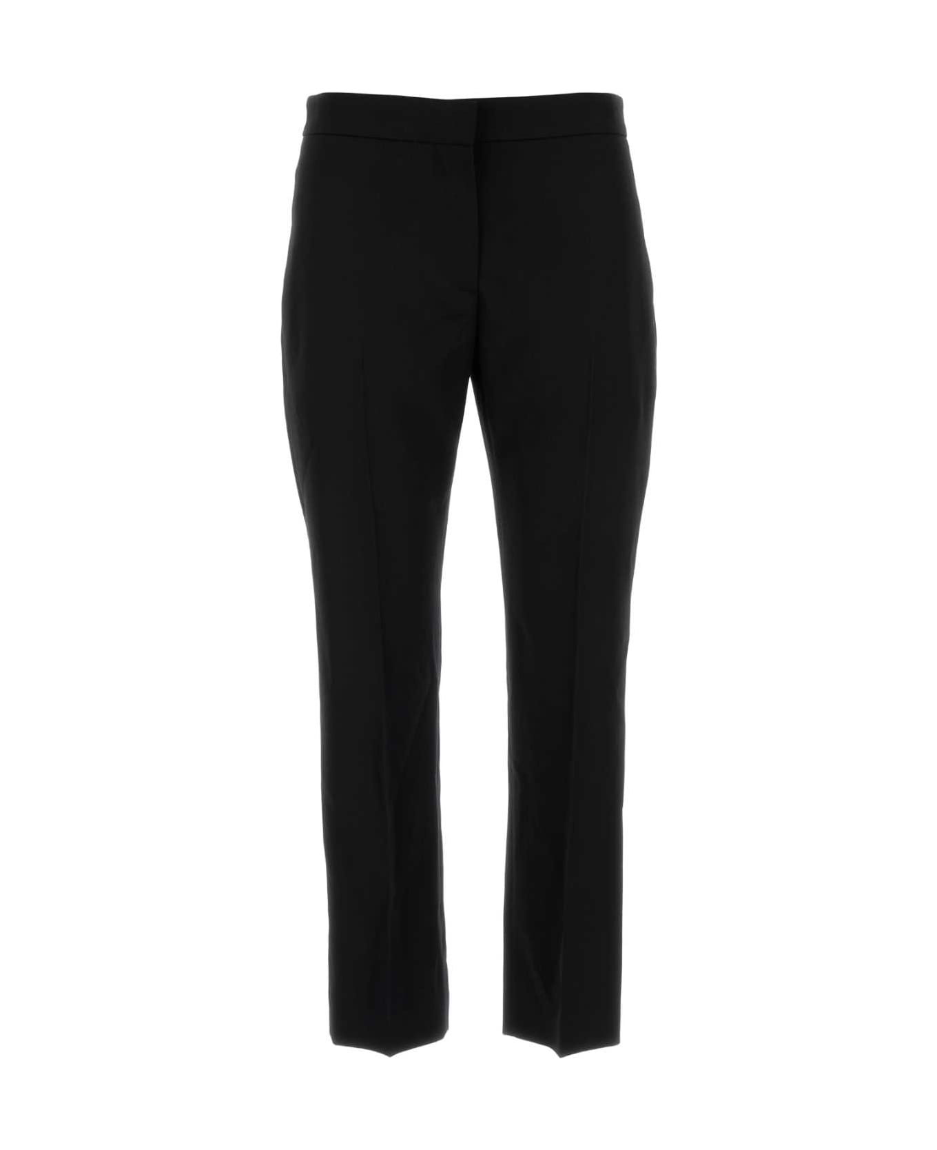Alexander McQueen Black Wool Pant - Black