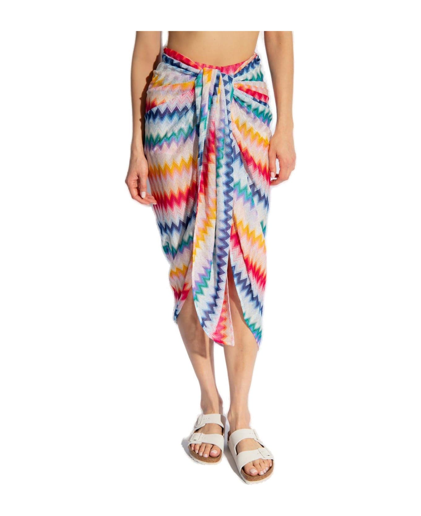 Missoni Zigzag Printed Layered Skirt - Multicolor