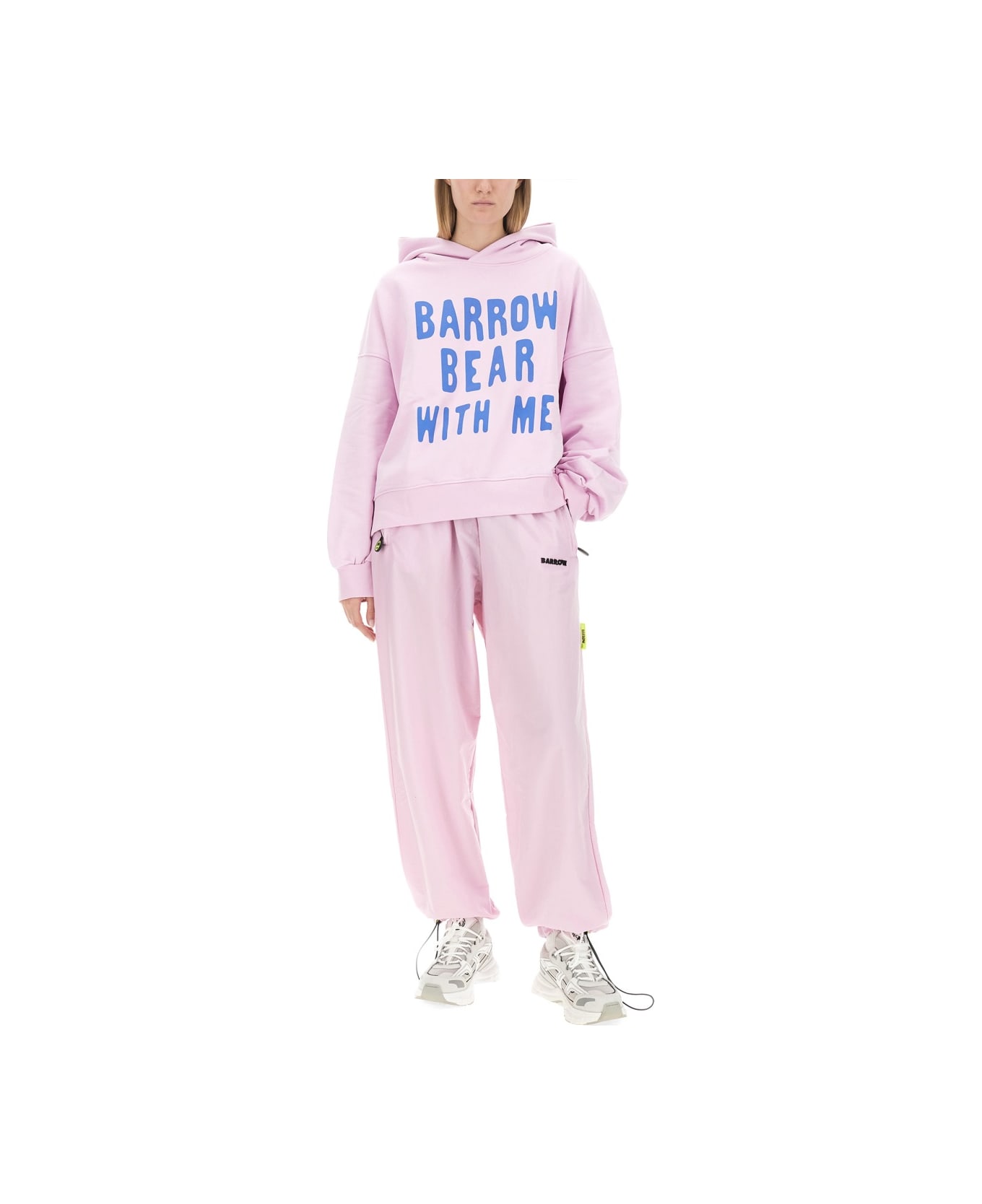 Barrow Sweatshirt With Logo - PINK フリース
