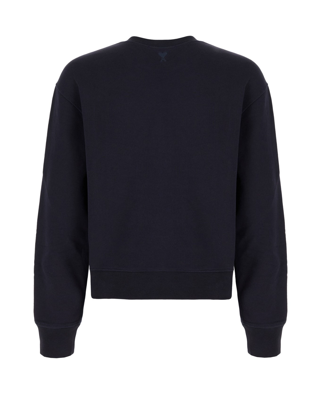 Ami Alexandre Mattiussi Navy Blue Cotton Sweatshirt - NAVY BLUE