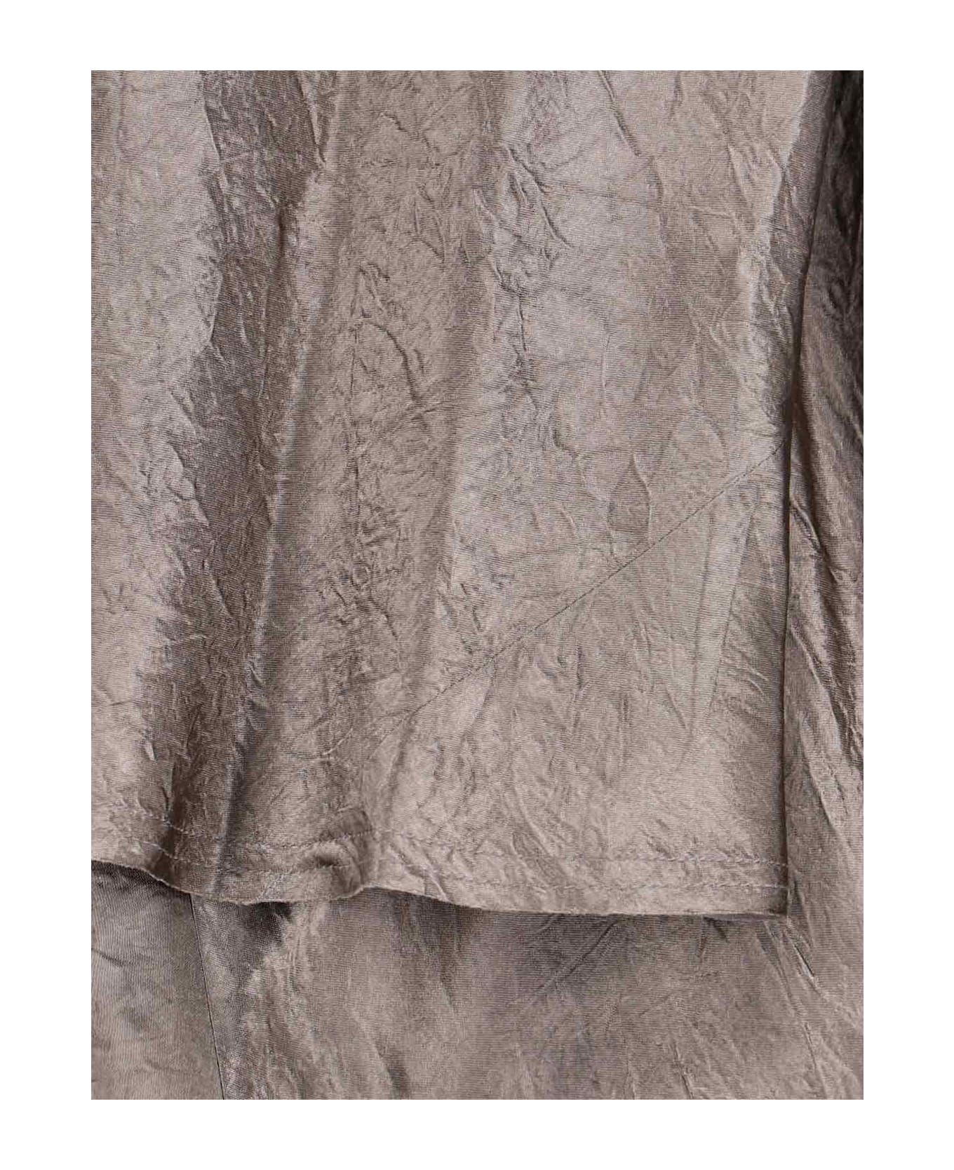 Maison Margiela Satin Midi Skirt - Taupe