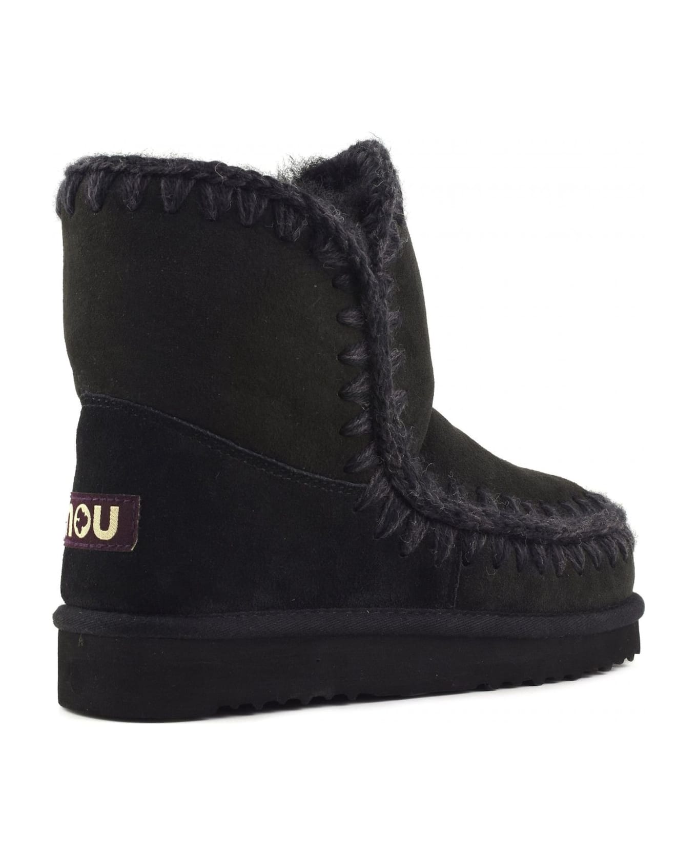 Mou Black Double-face Sheepskin Eskimo 18 - Black