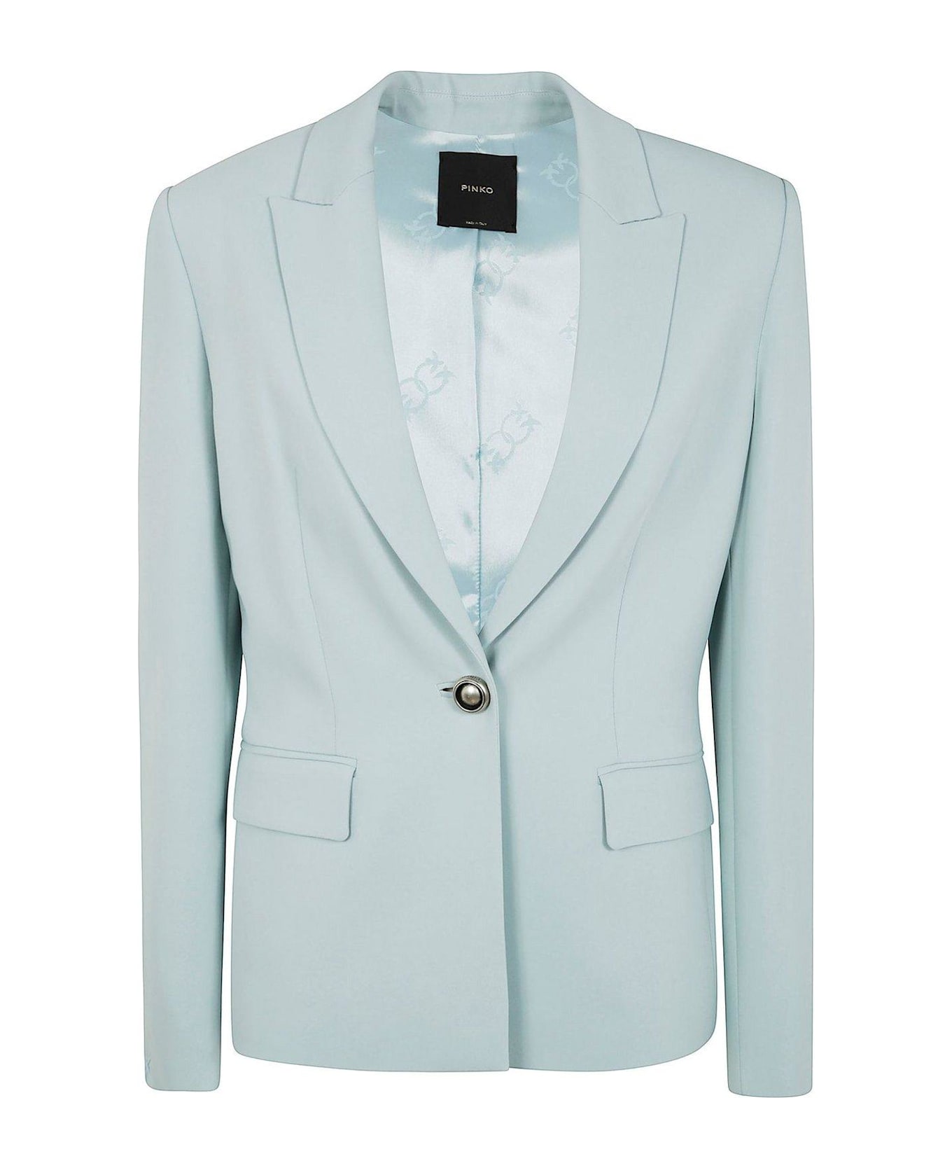 Pinko Single Buttoned Tailored Blazer - Light Blue