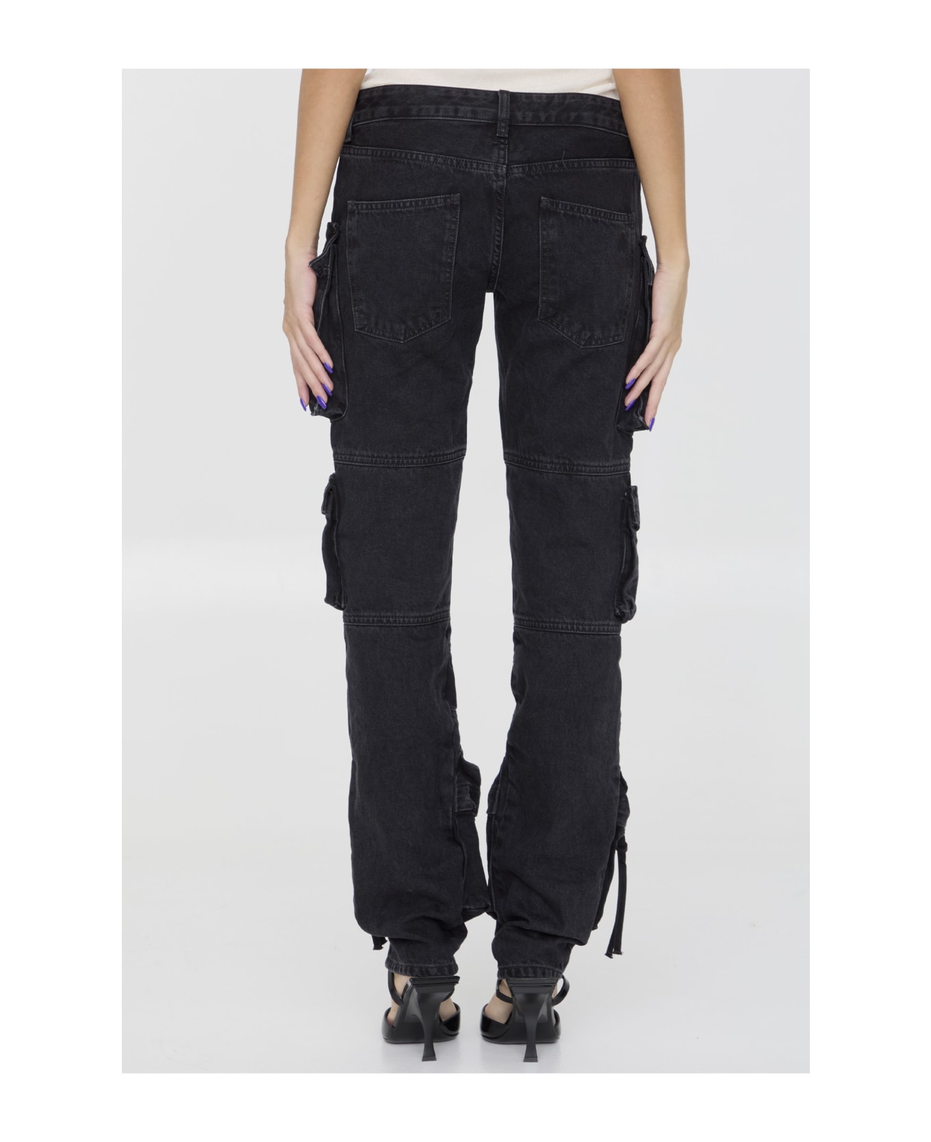 The Attico Essie Jeans - BLACK