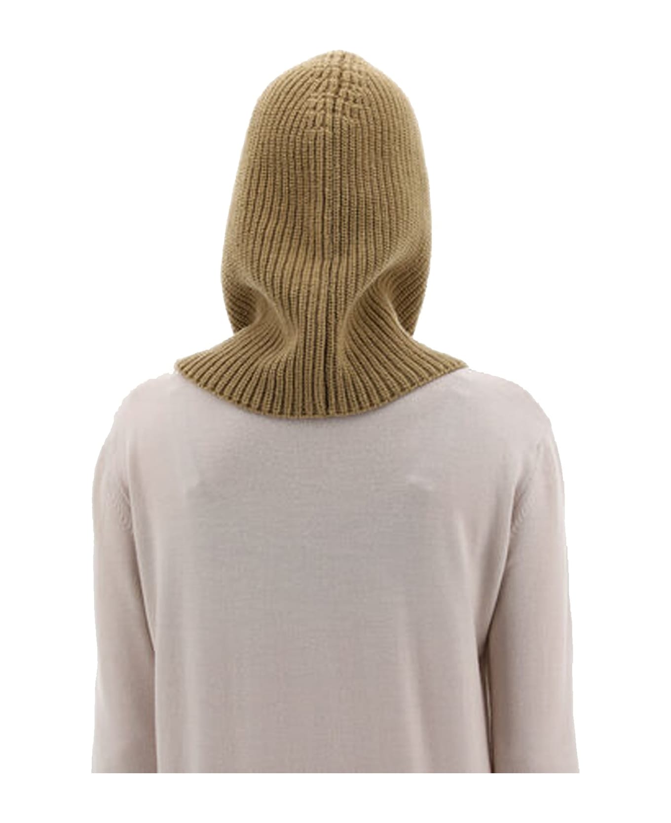 Herno Wool Balaclava Hat - Brown