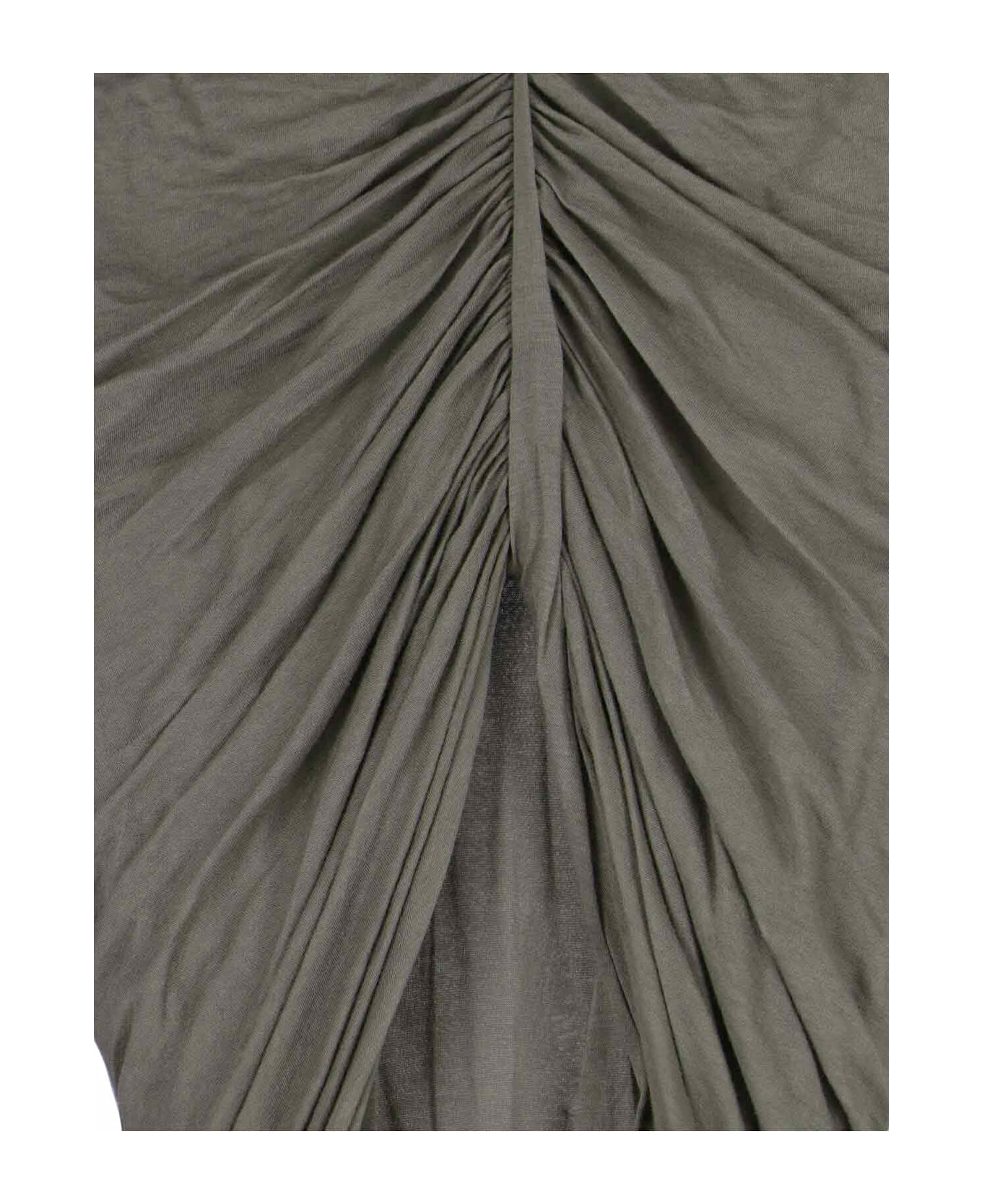Rick Owens Asymmetrical Mini Skirt - Gray