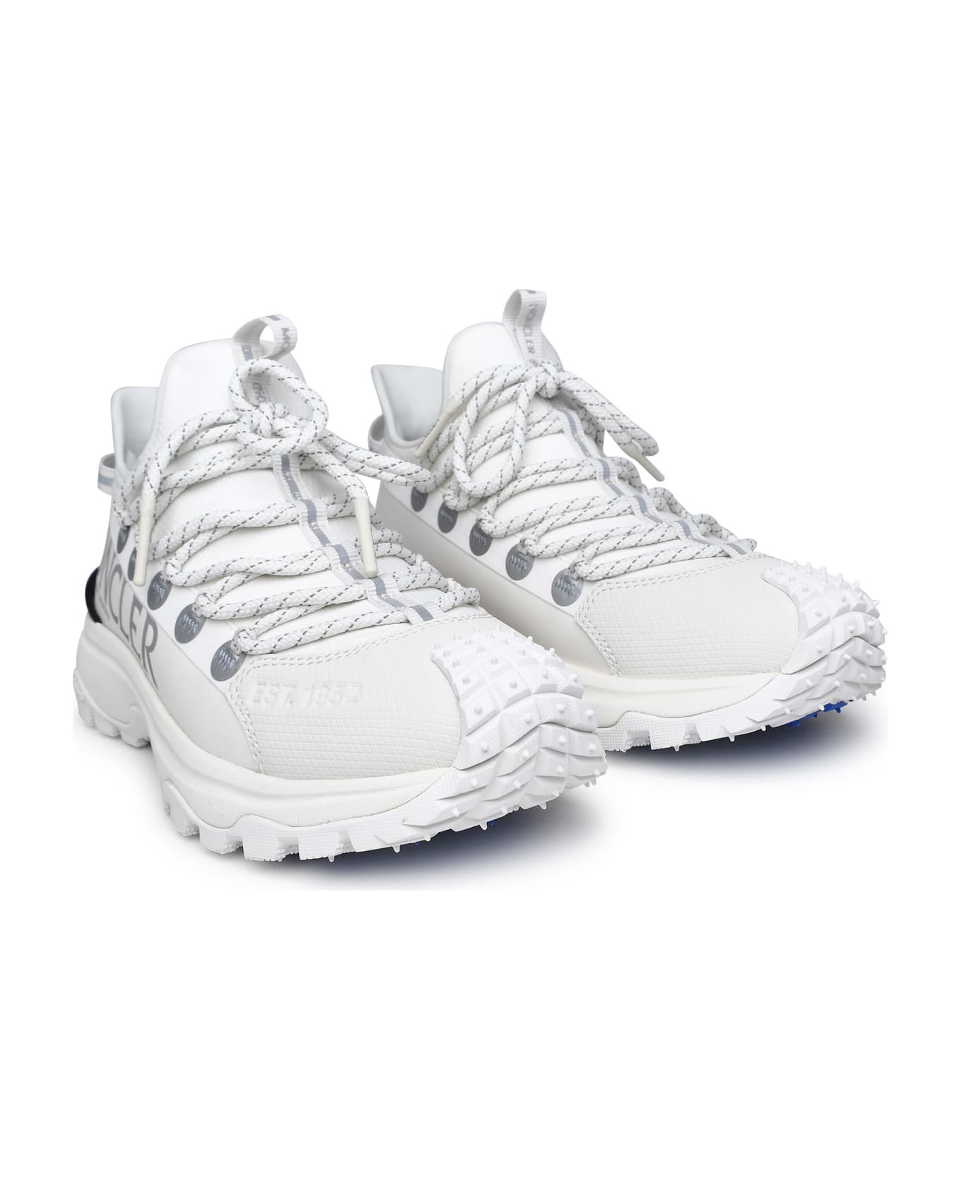 Moncler White Polyamide Trail Grip Sneakers - White スニーカー