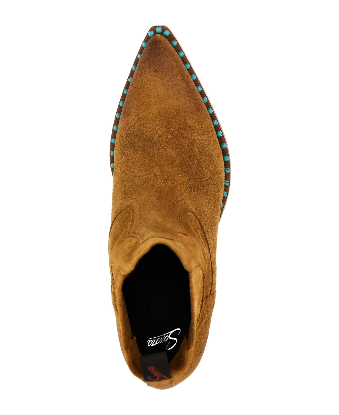 Sonora 'hidalgo Mini' Ankle Boots - Beige