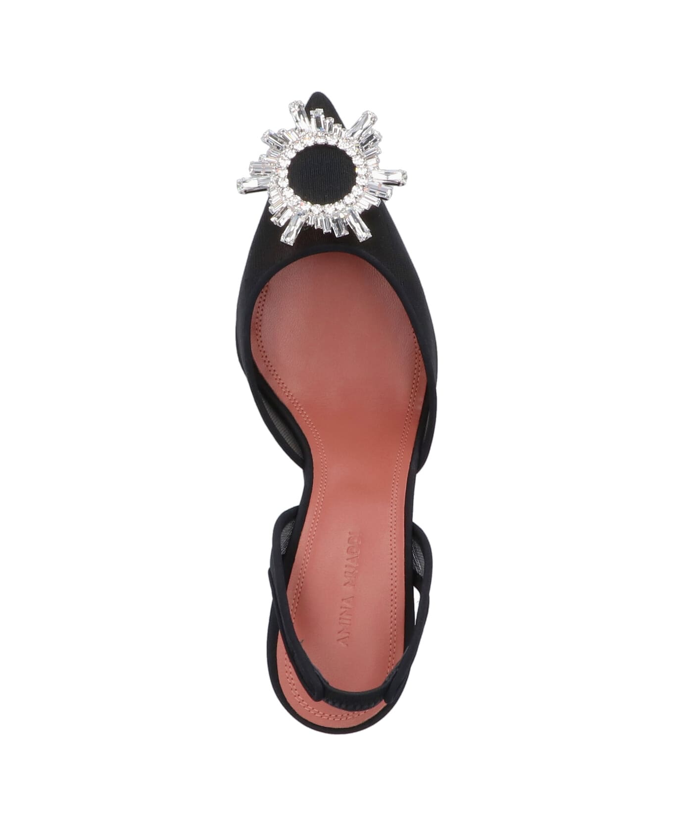 Amina Muaddi "begum" Slingback Pumps - Black  