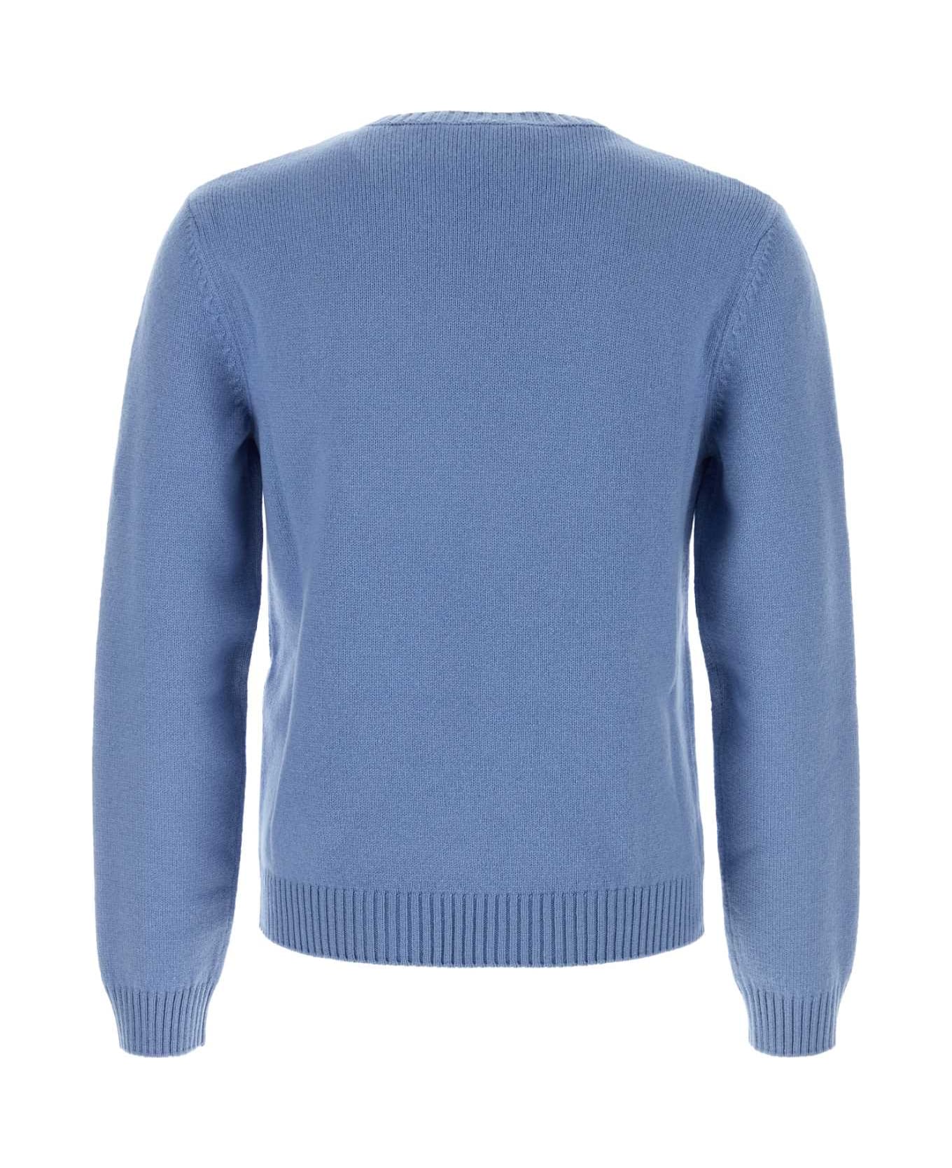 Gucci Light-blue Wool Sweater - POWDERAZUREBLUE