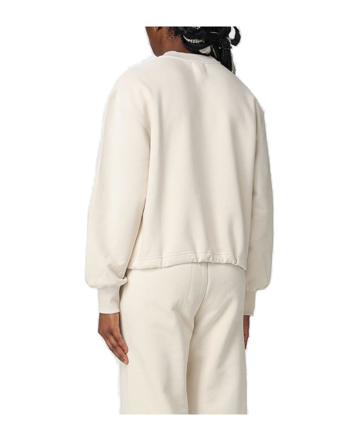 Woolrich Ivy Crewneck Sweatshirt Woolrich - WHITE