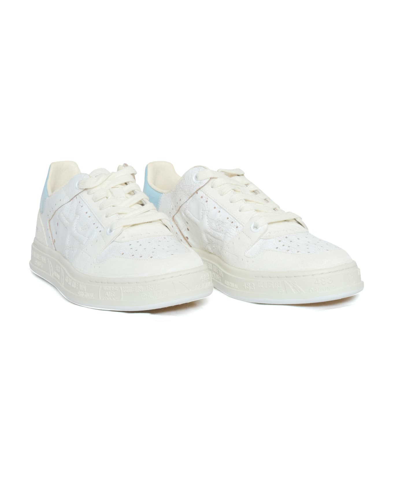 Premiata White Quinnd Sneakers - WHITE