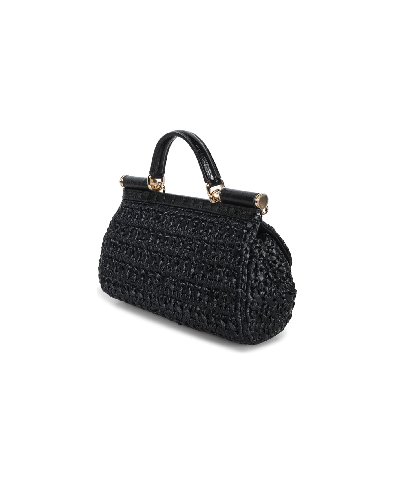Dolce 
Gabbana Sicily Elongated Handbag - NERONEROORO