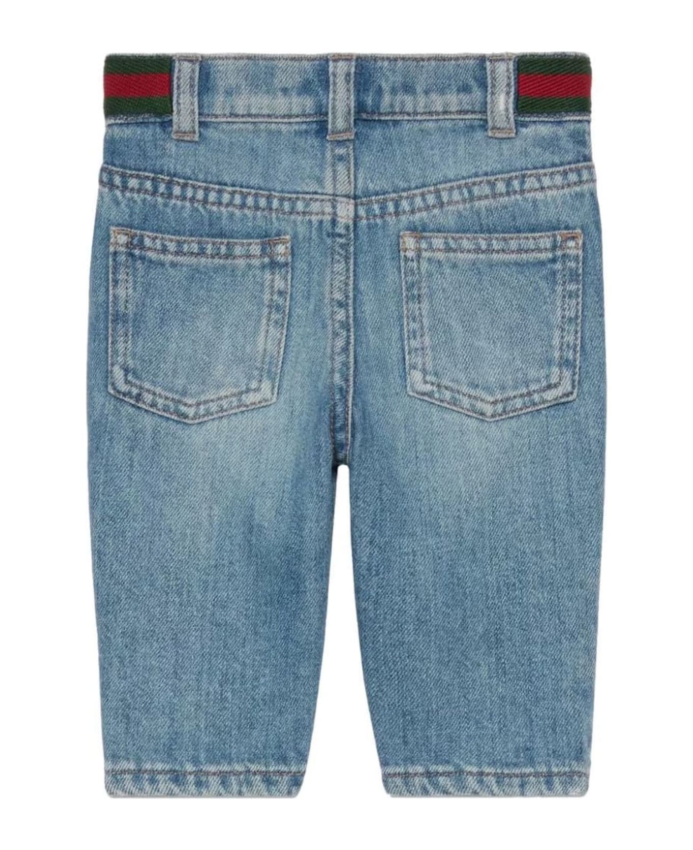 Gucci Kids Jeans Blue - Blue ボトムス