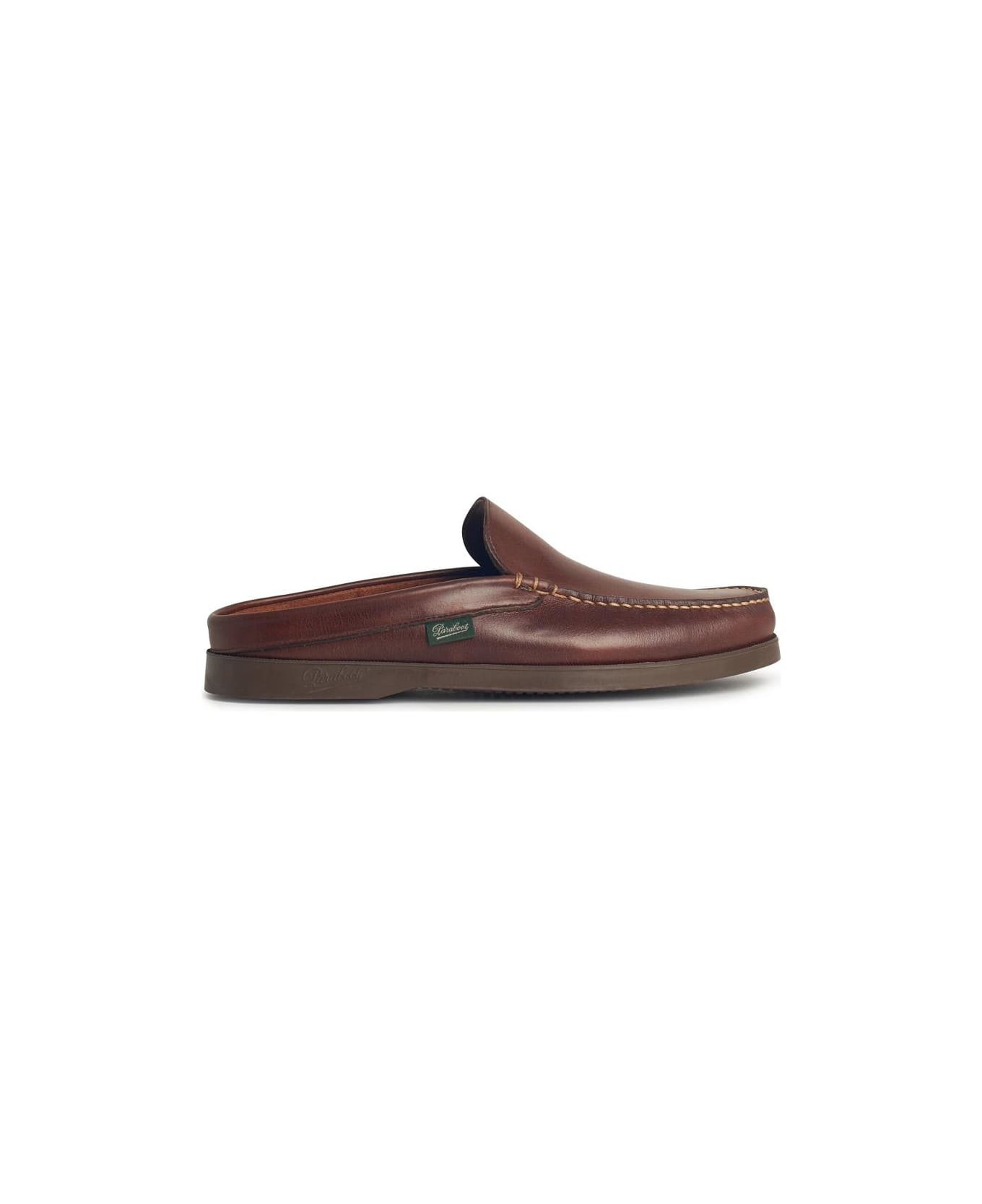 Paraboot 'bahamas' Brown Leather Loafers - Brown