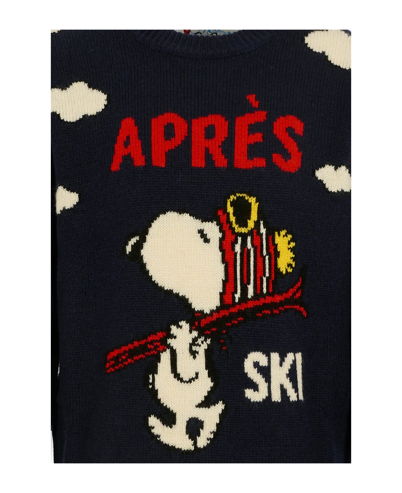 MC2 Saint Barth Blue Sweater For Boy With Snoopy - Blue