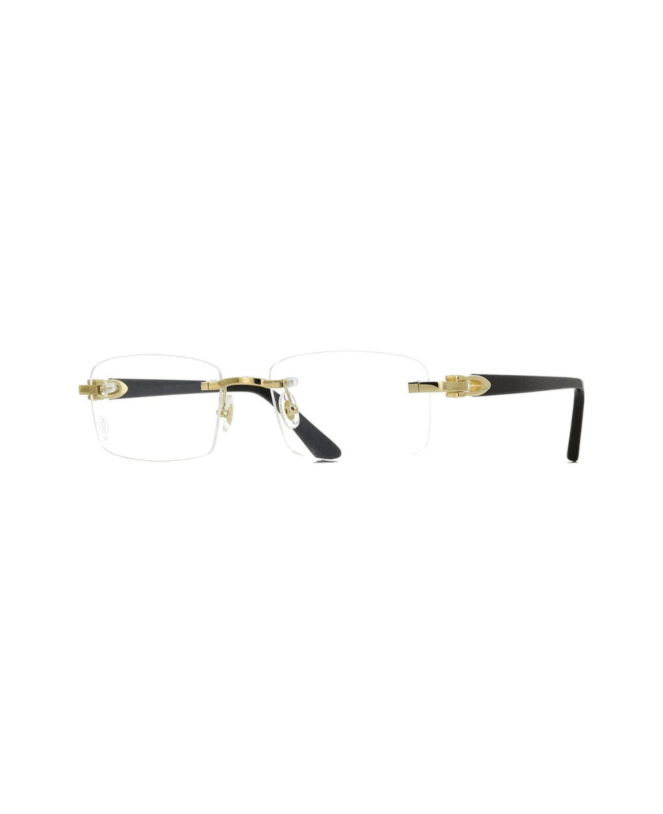 Cartier Eyewear Ct0287o C De Cartier 001 Gold Black Glasses - Nero