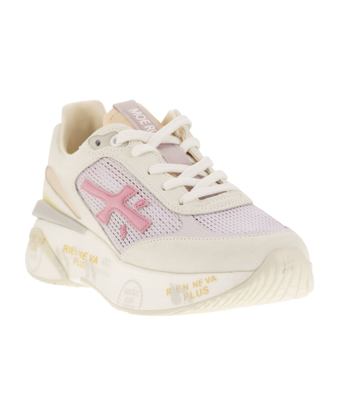 Premiata Moerund Sneakers - White/pink