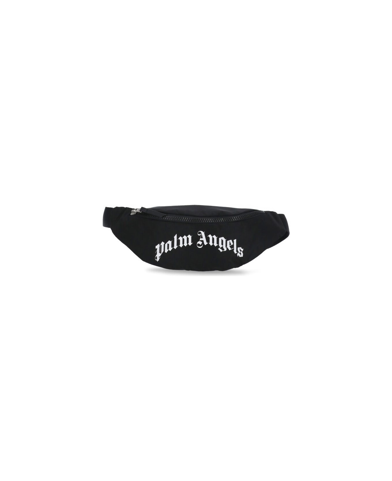 Palm Angels Curved Logo Fanny Pack Pouch - Black アクセサリー＆ギフト
