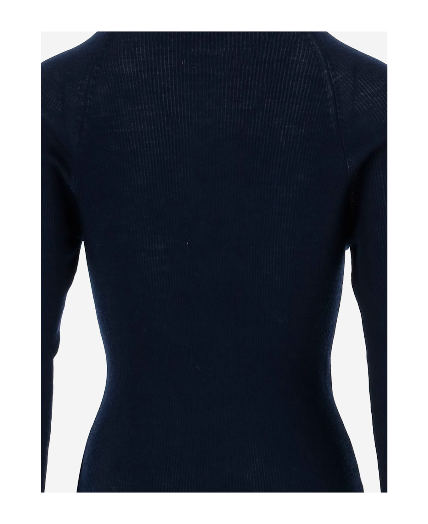 Aspesi Ribbed Wool Sweater - Blue