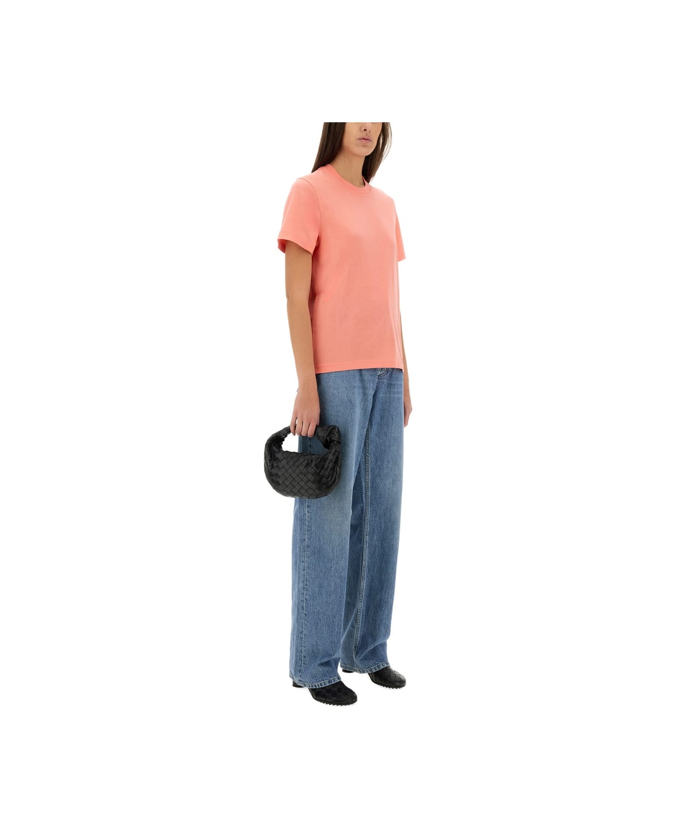 Bottega Veneta Jersey T-shirt - PINK