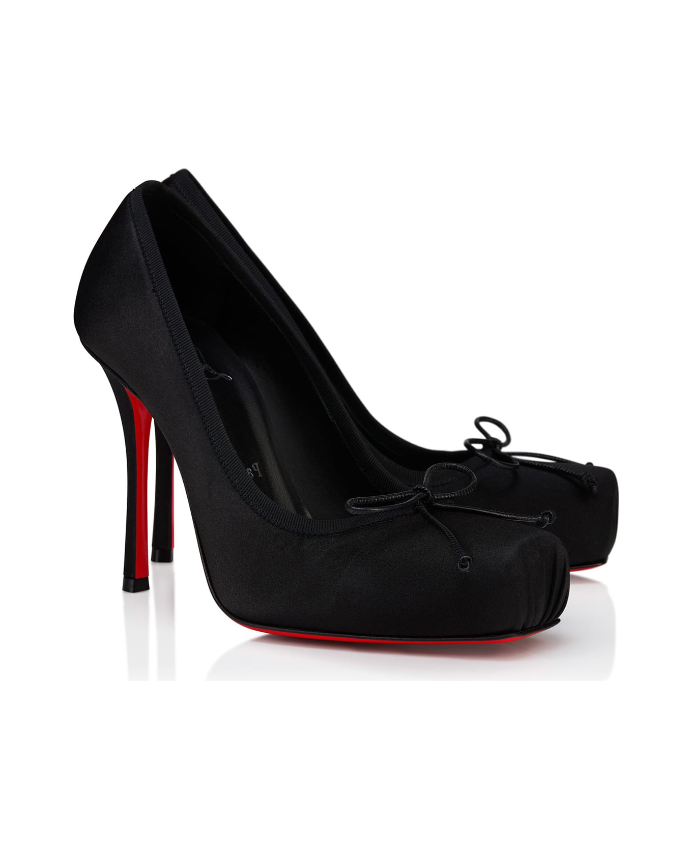 Christian Louboutin Louboutin With Heel Black - Black