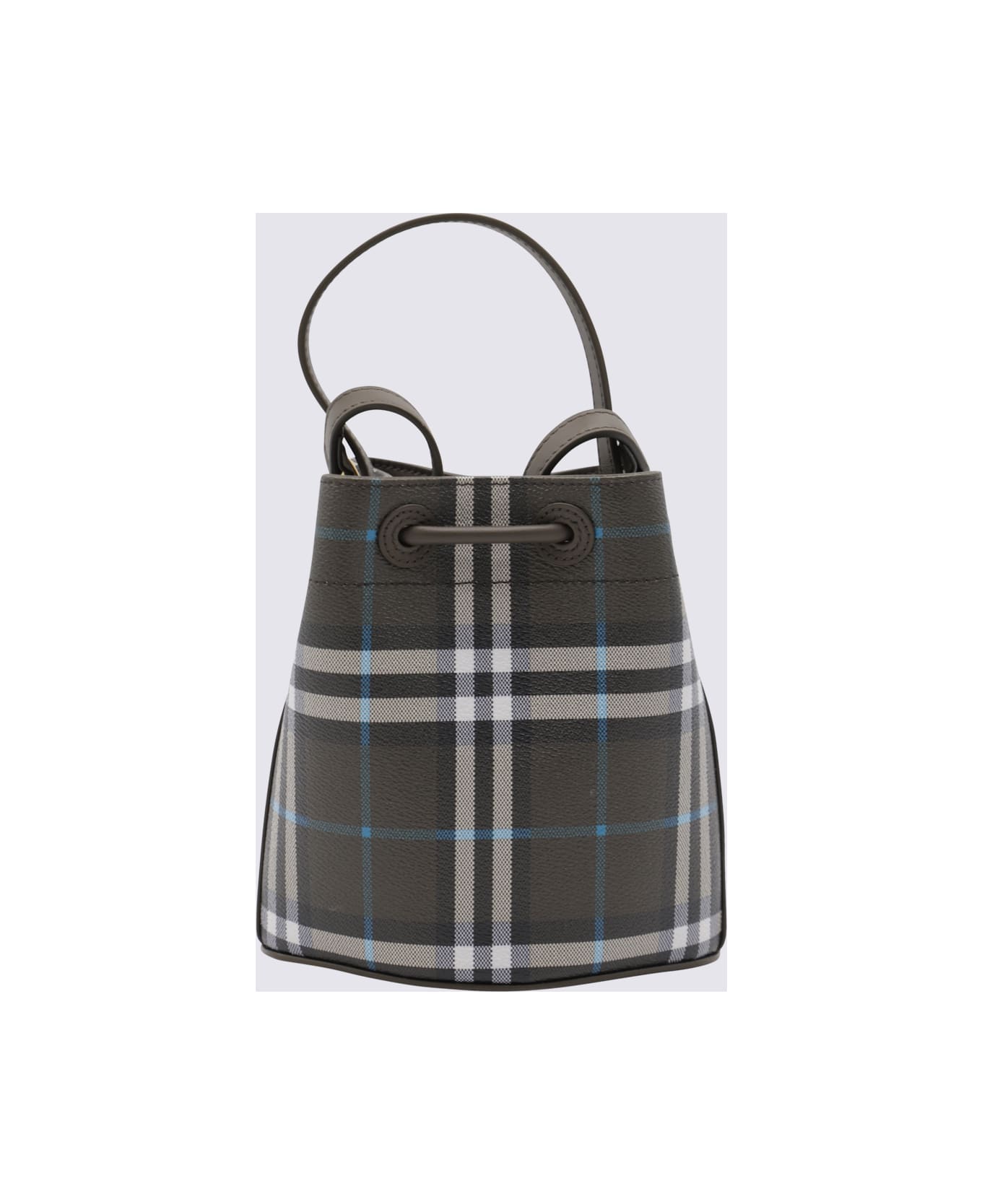 Burberry 
check
 Bucket Bag In Green Polyurethane Blend - Snug Ip Check