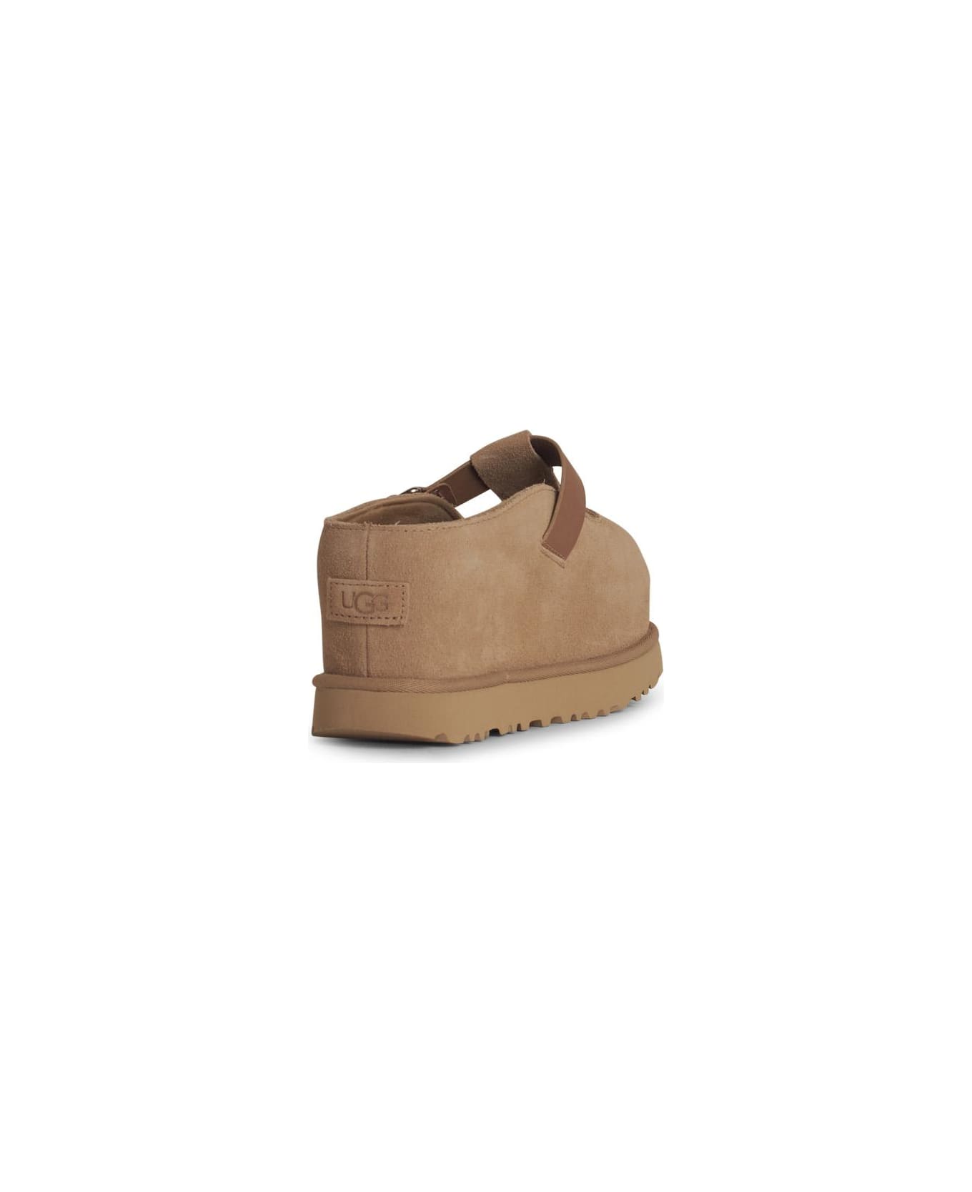 UGG 
goldenstar
 Beige Suede Slippers - Beige