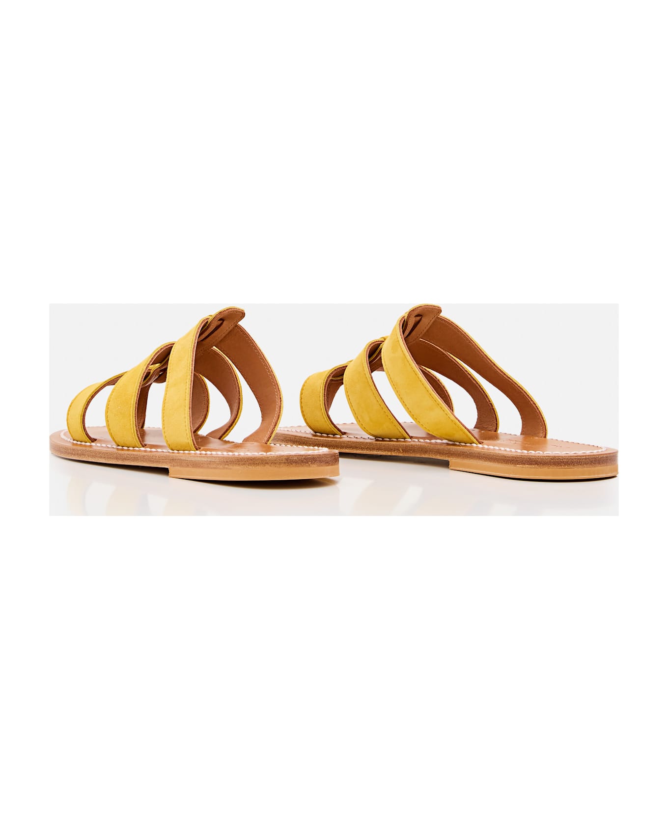 K.Jacques Dolon Leather Sandal - Yellow