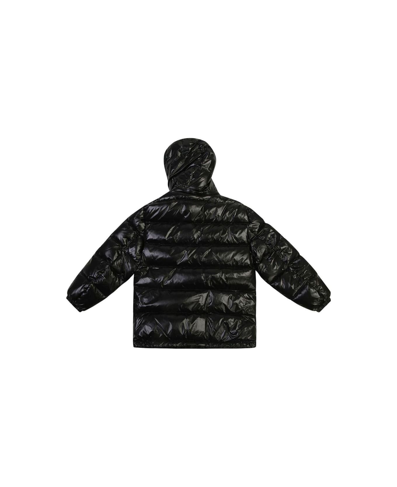 Dolce & Gabbana Logo Plaque Hooded Jacket - Black