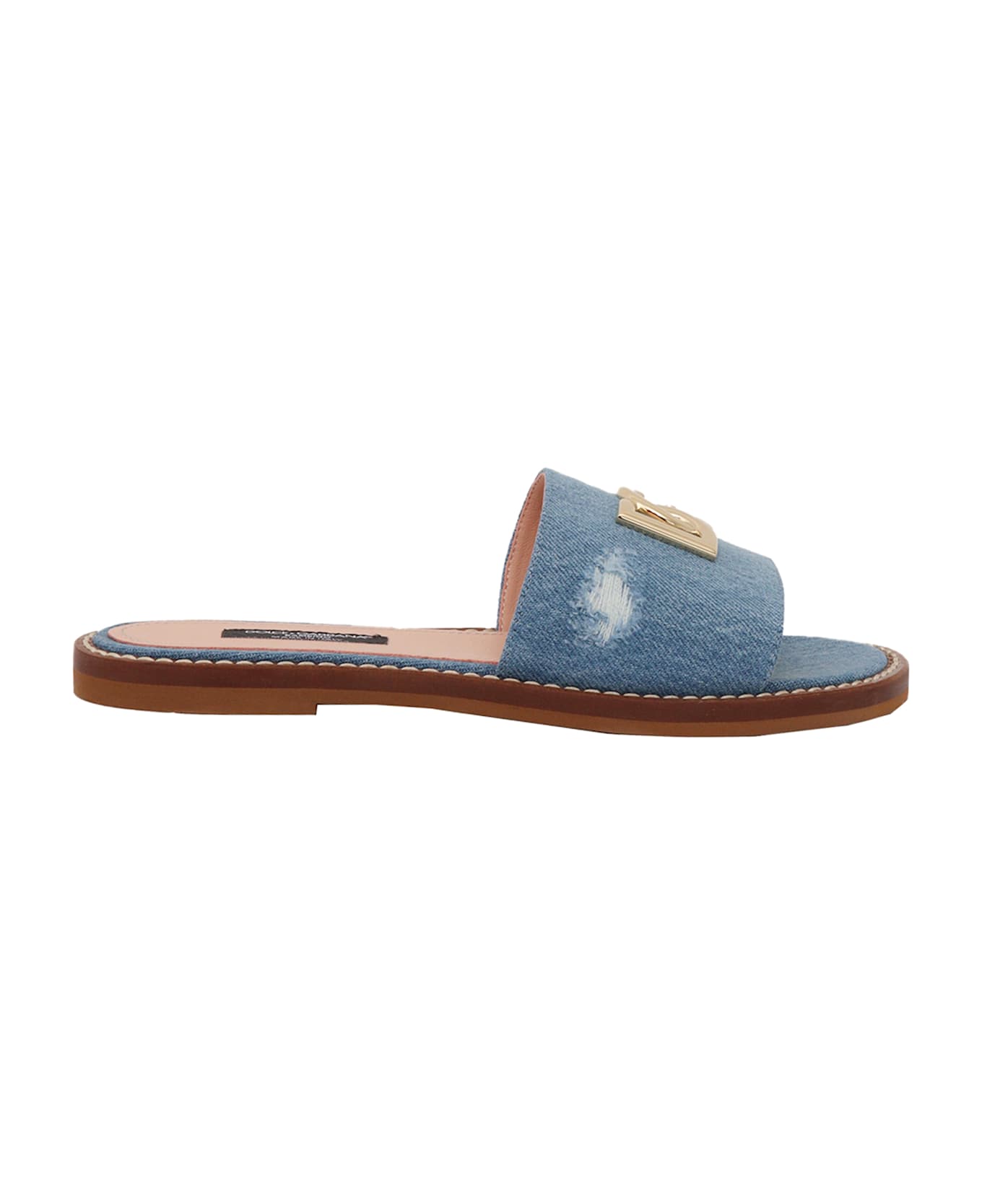 Dolce & Gabbana Flat Slides - BLUE