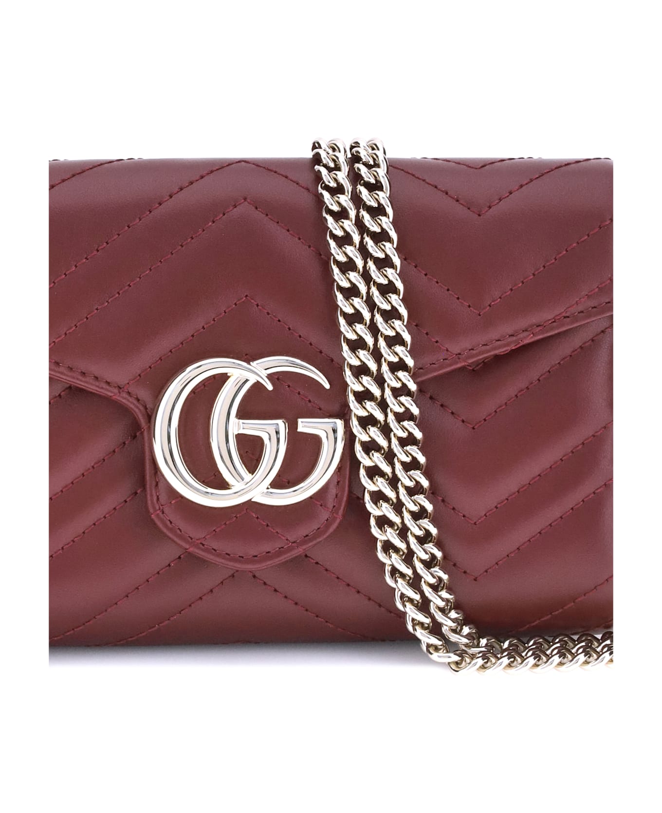 Gucci Gg Marmont Wallet With Chain