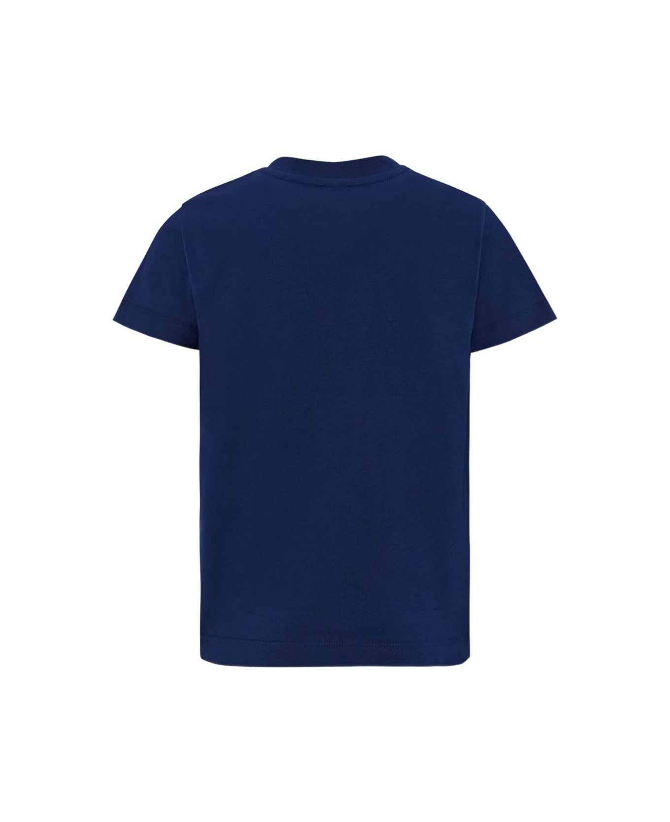 Fendi Kids T-shirt With Logo - Blue