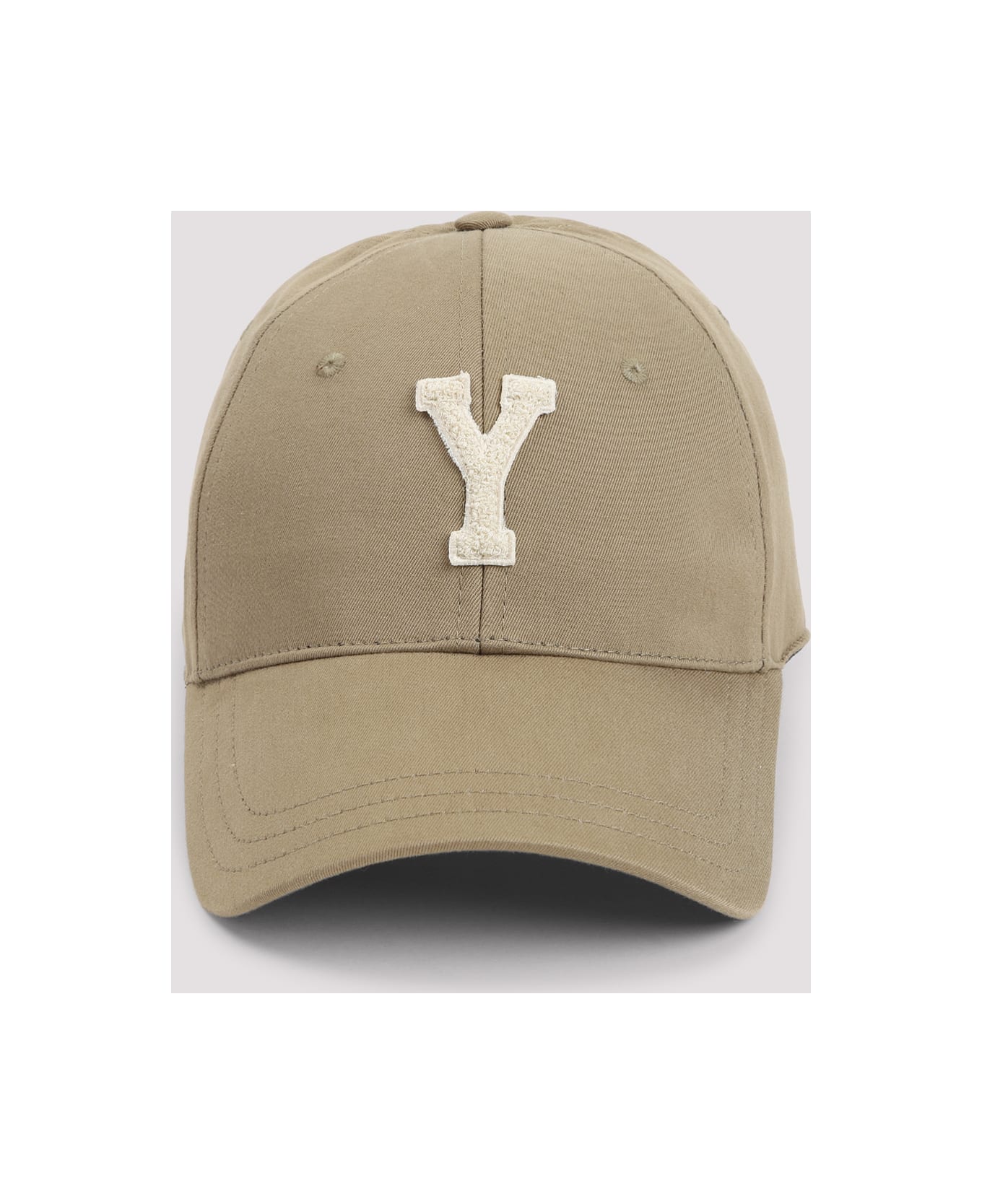 Saint Laurent Baseball Hat - Kaki avorio