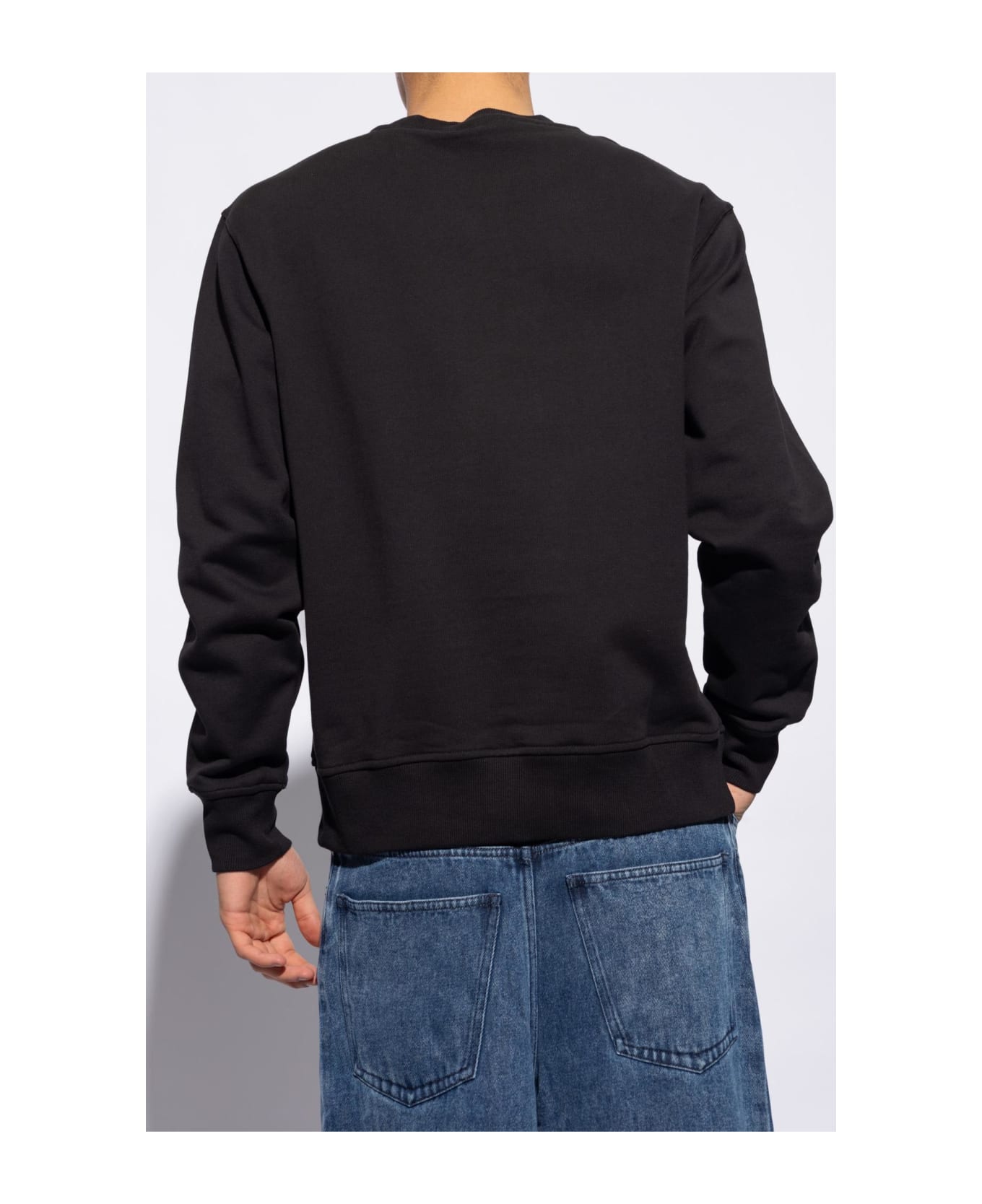 Versace Jeans Couture Sweatshirt With Logo - Black