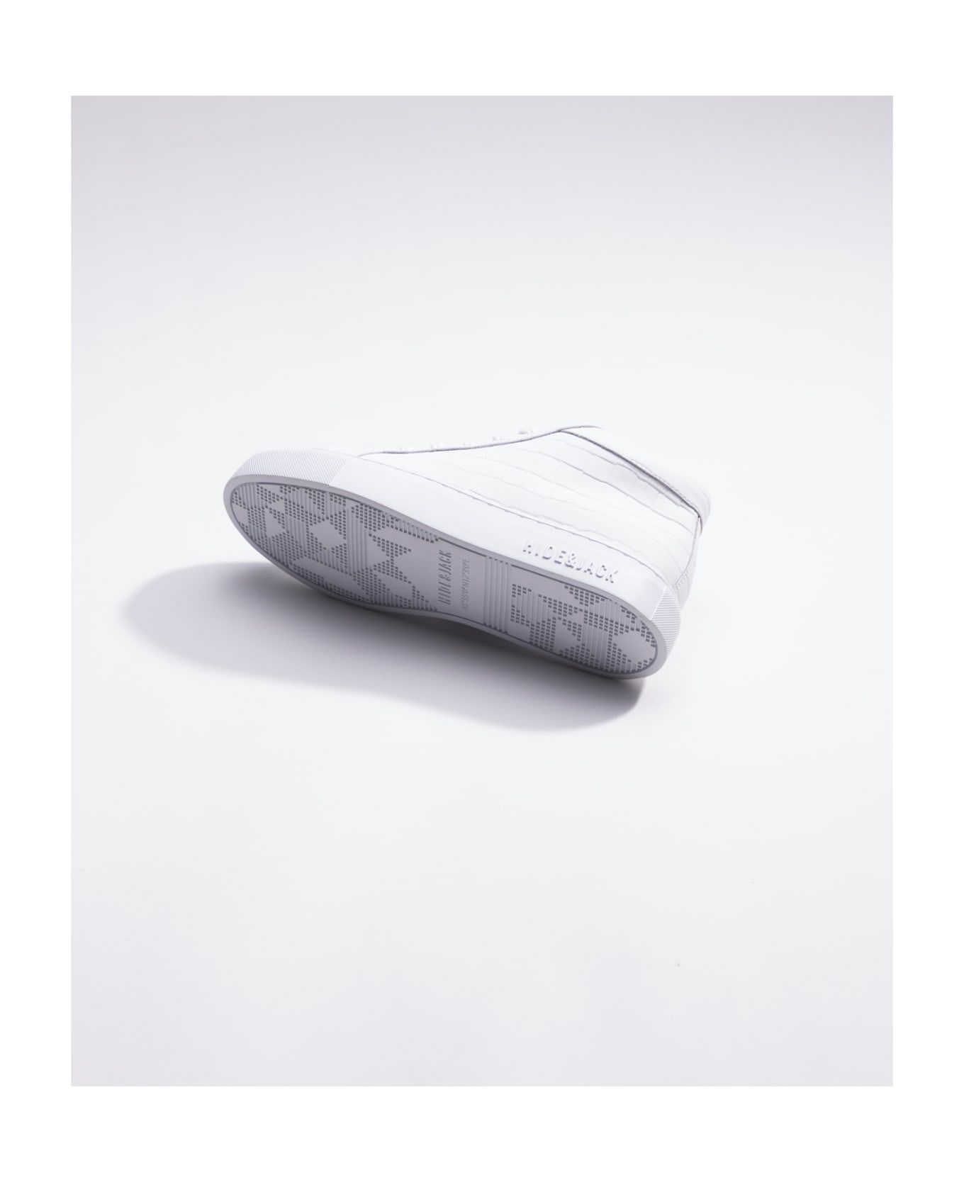 Hide&Jack High Top Sneaker - Essence Tuscany White スニーカー