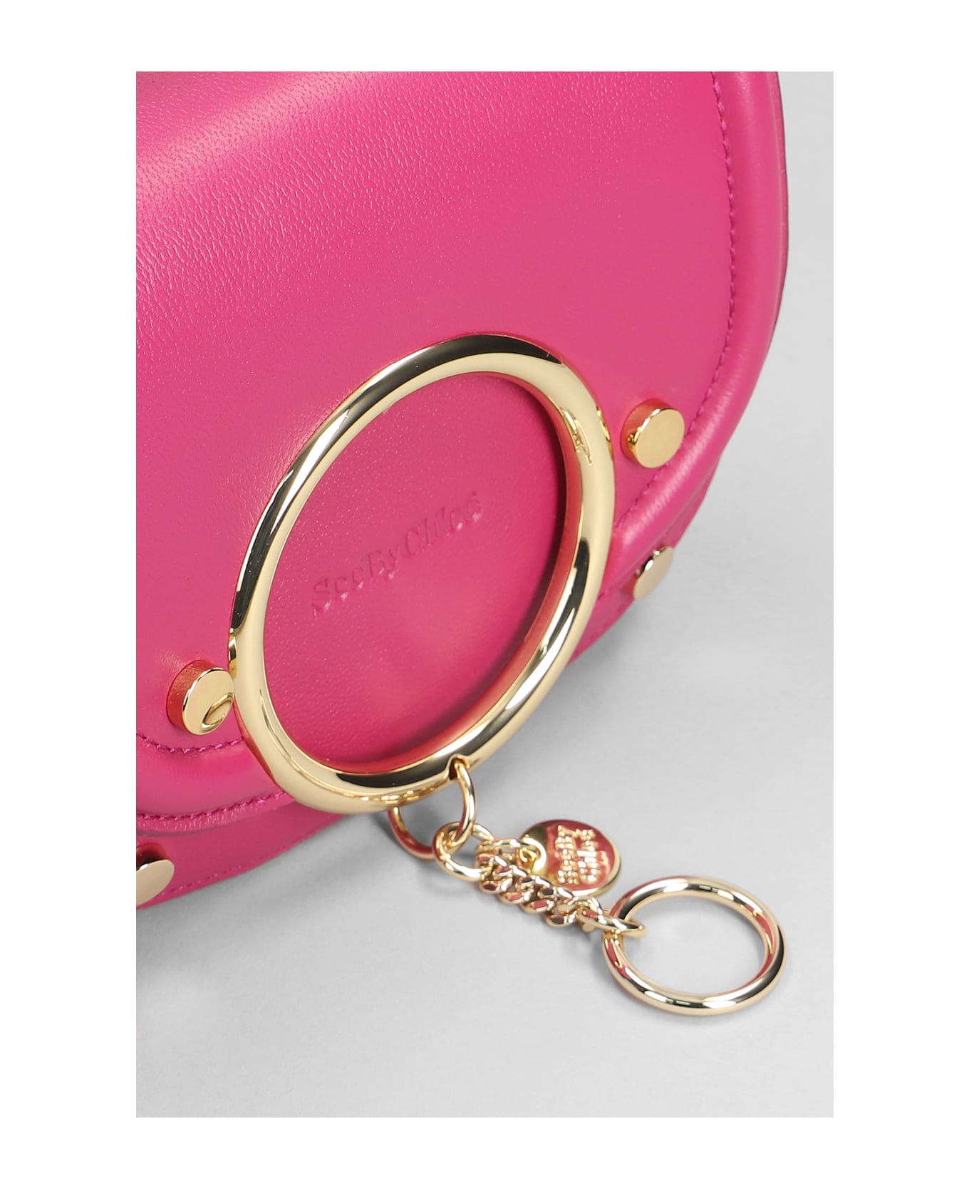See by Chloé Mara Shoulder Bag In Fuxia Leather - fuxia