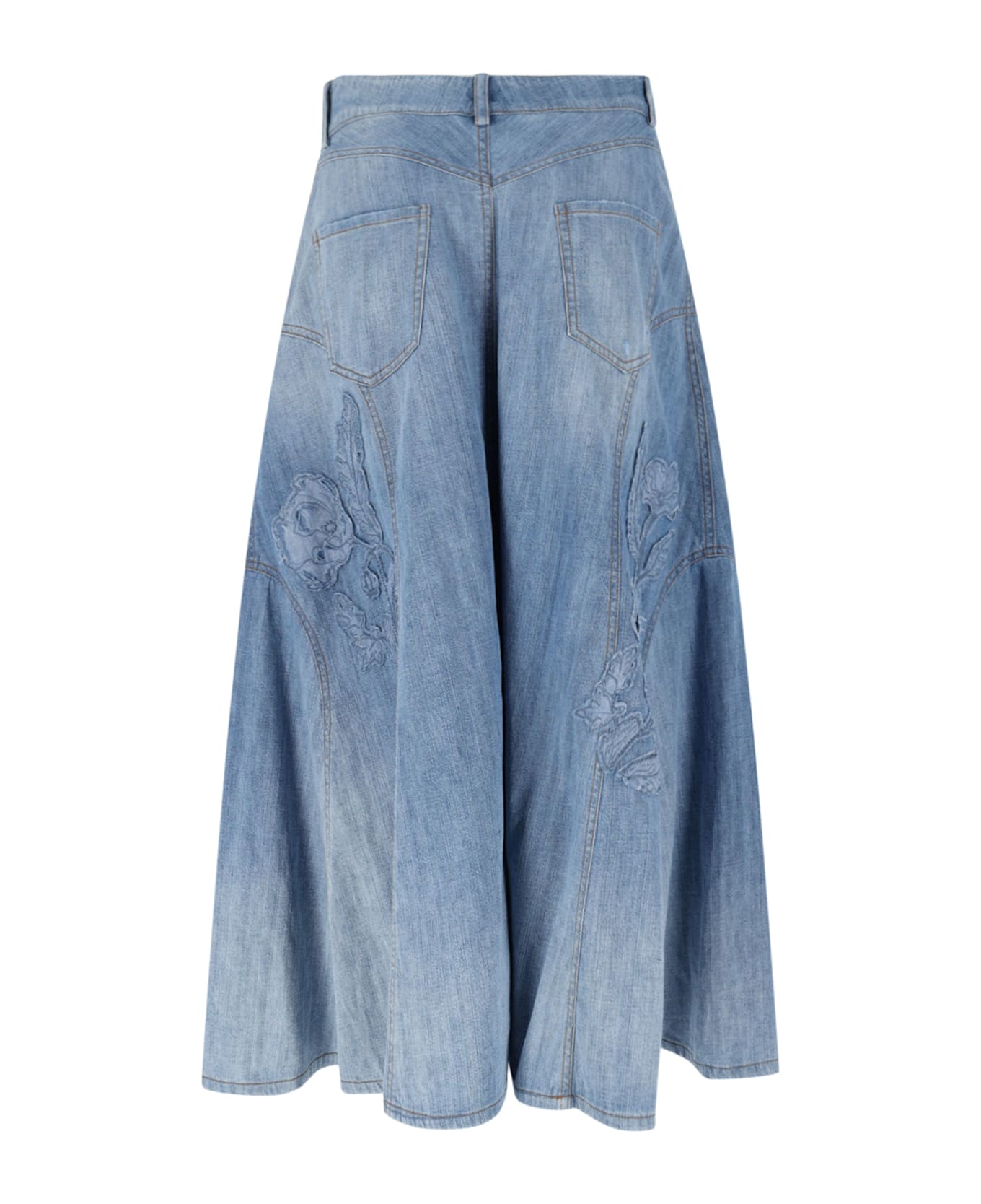 Ermanno Scervino Midi Skirt - Blue