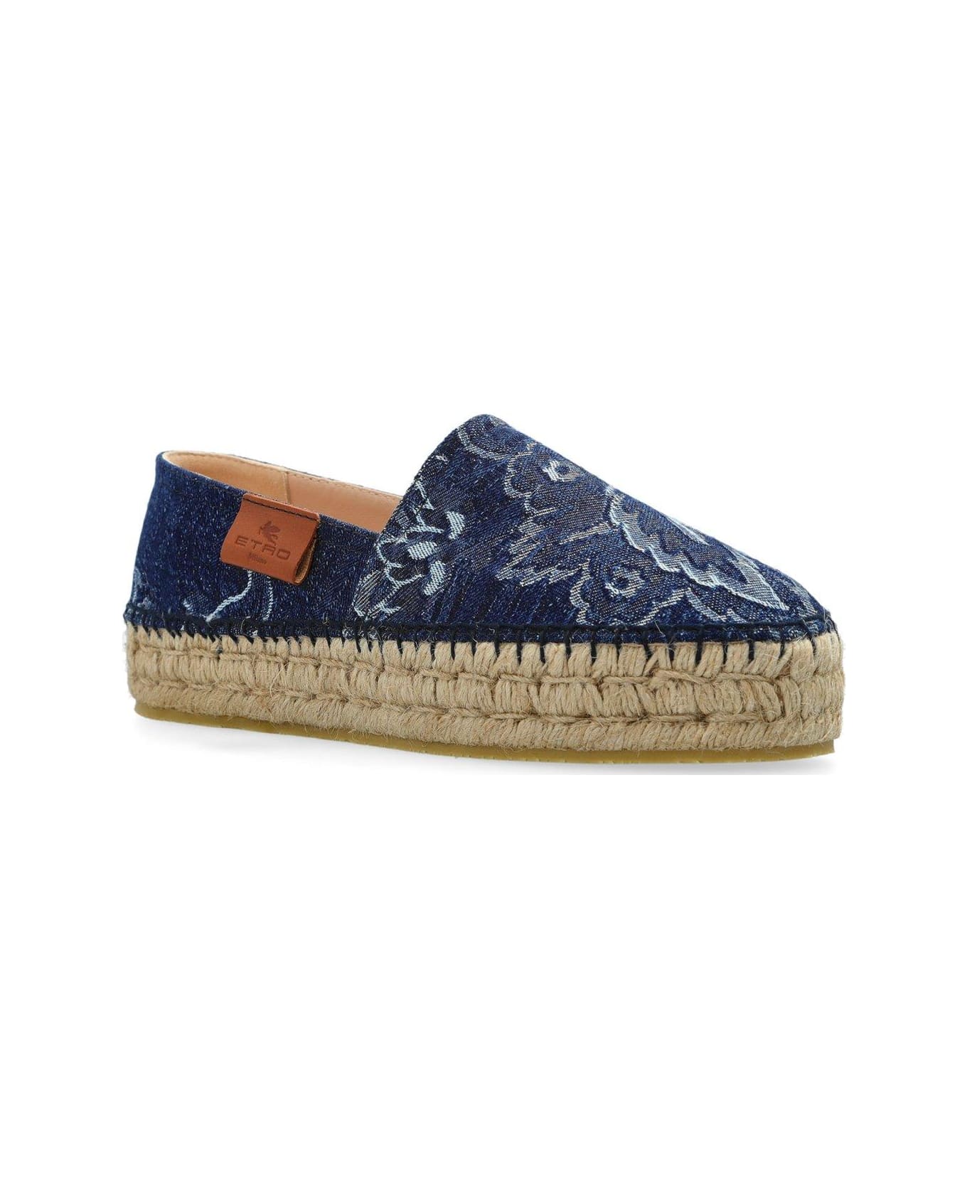 Etro Platform Espadrilles - Blue