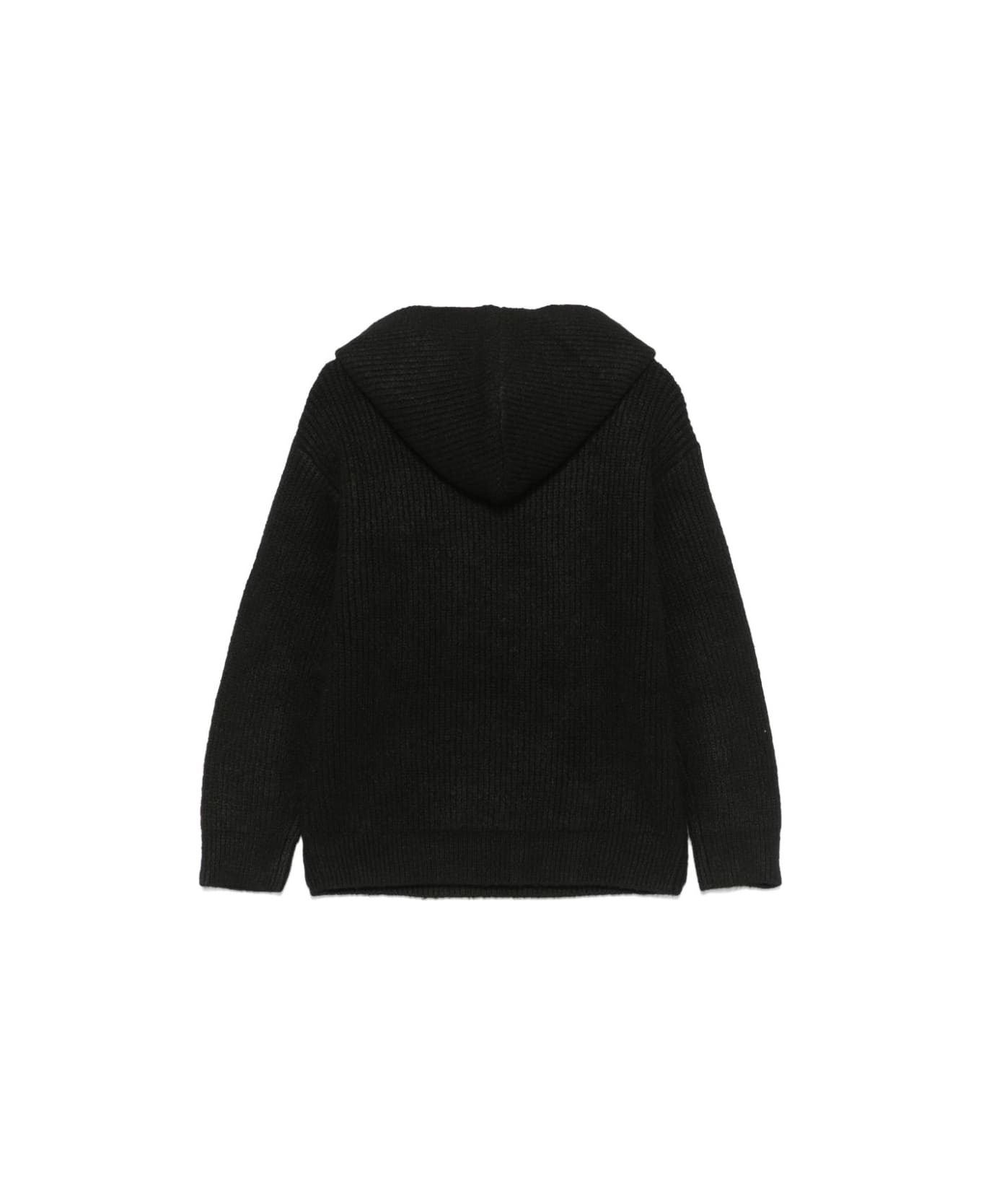 MSGM Maglione Con Logo - Black