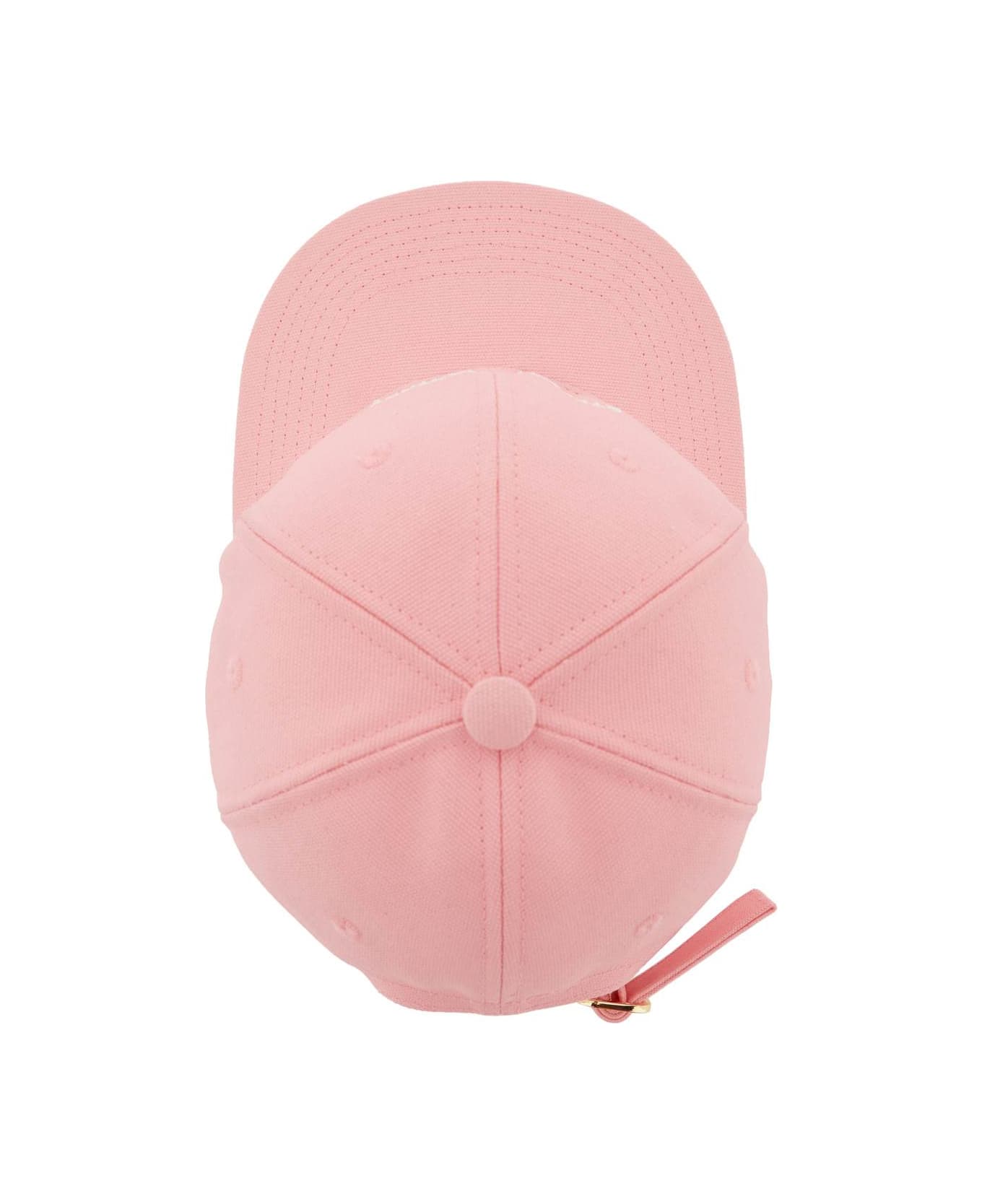 Stella McCartney Baseball Cap With Embroidery - HIBISCUS (Pink)