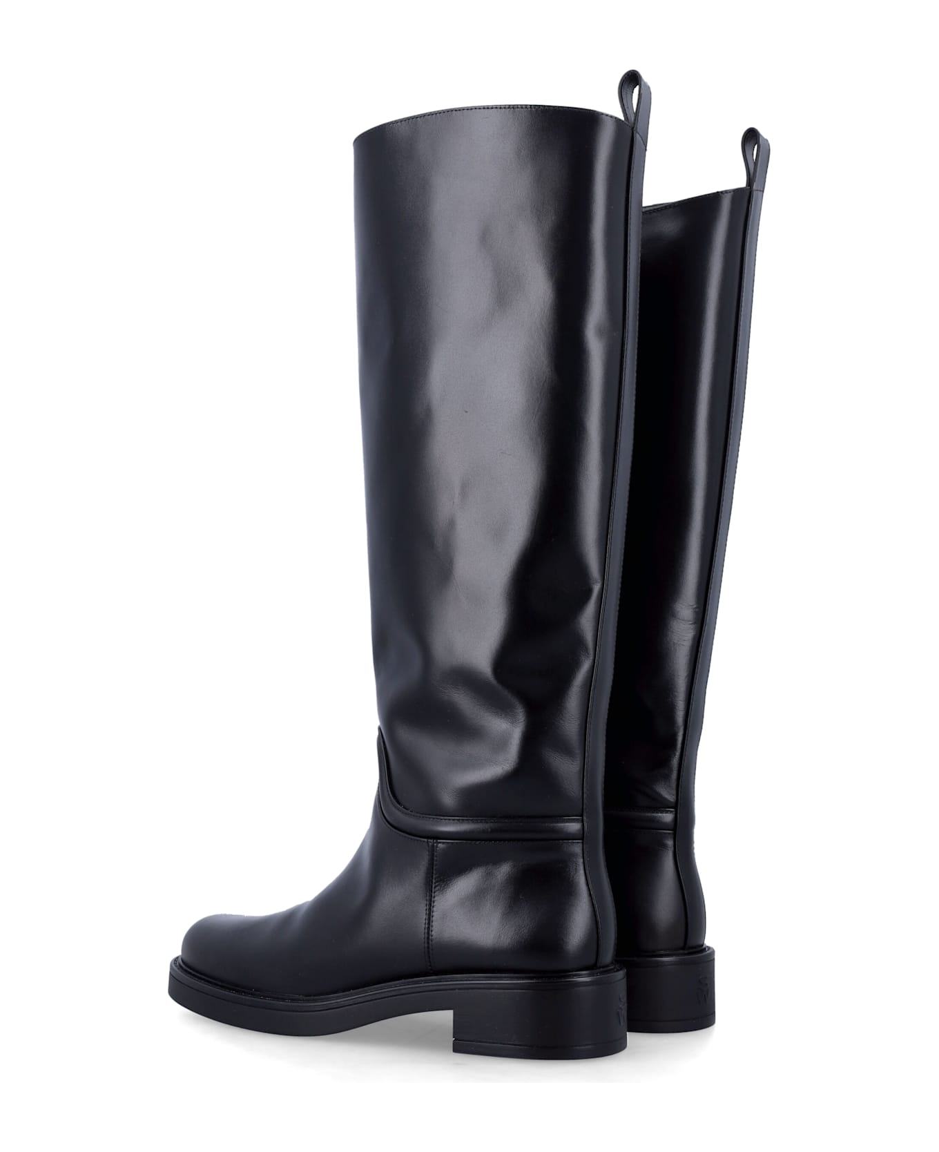 Stuart Weitzman Celia Riding Boots - BLACK