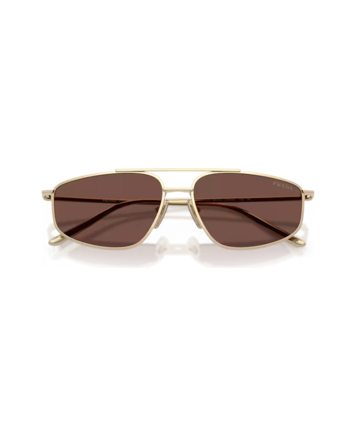 Prada Eyewear Prada Pr C51s Zvn80t Oro Pallido Sunglasses - Oro
