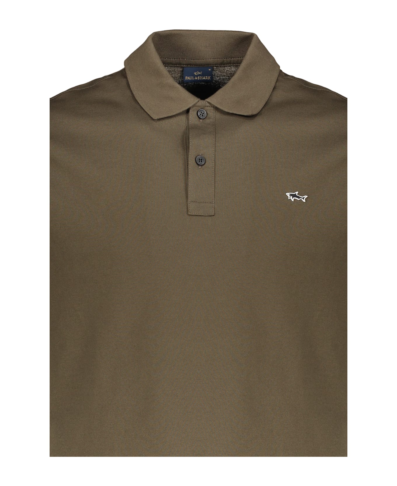 Paul&Shark Short Sleeve Cotton Polo Shirt - green