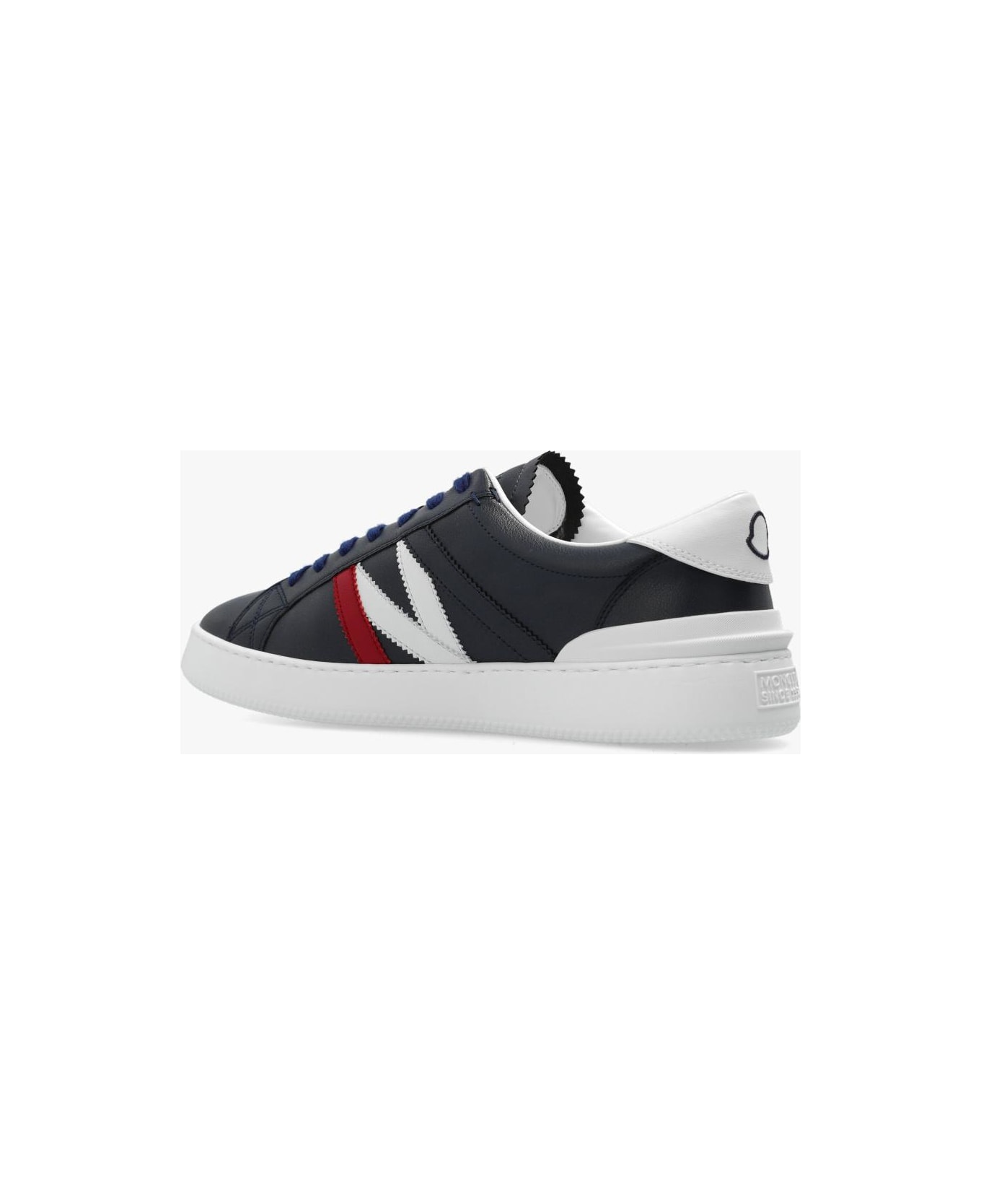 Moncler Navy Blue Monaco M Sneakers - Blue