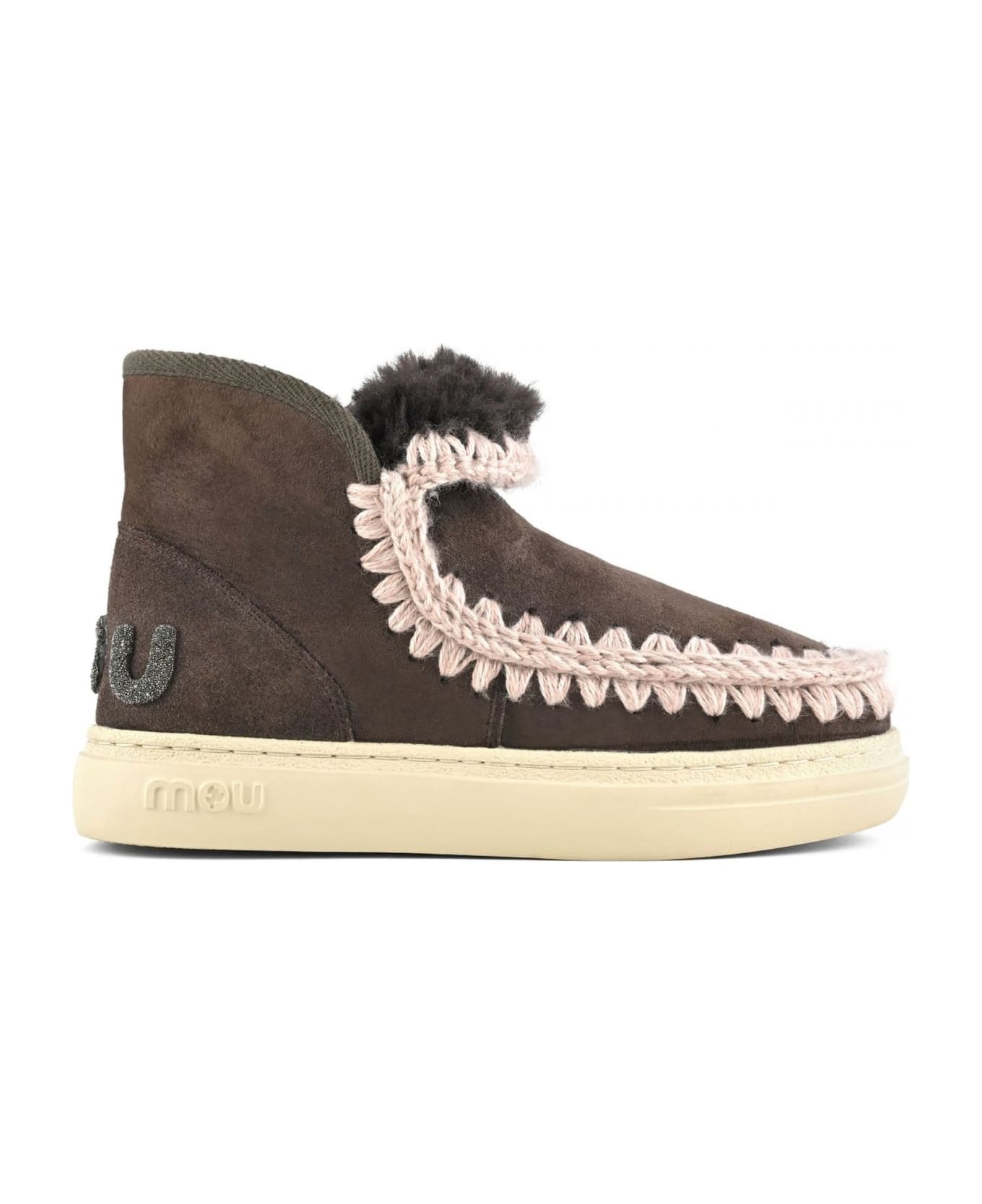 Mou Eskimo Sneaker Bold In Brown Leather - Brown