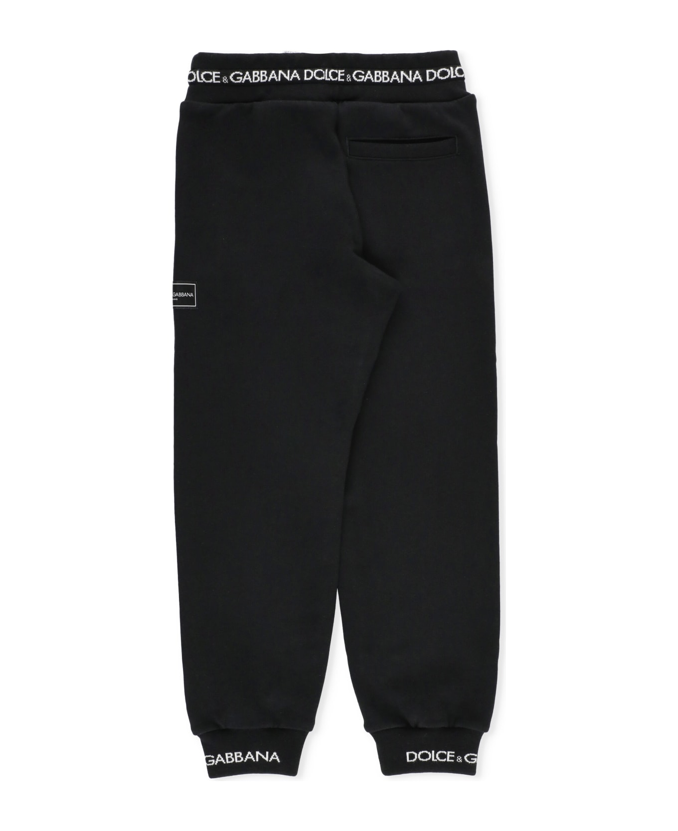 Dolce & Gabbana Cotton Trousers - Black ボトムス