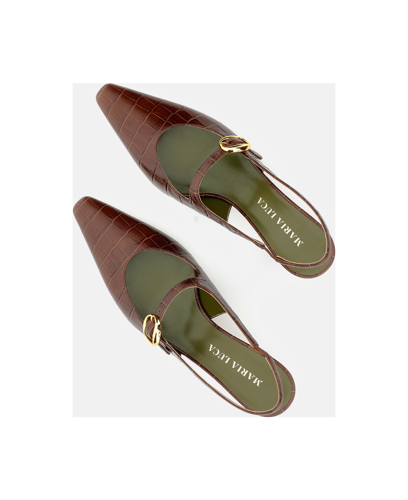 Maria Luca Natalia Sling Back - Brown