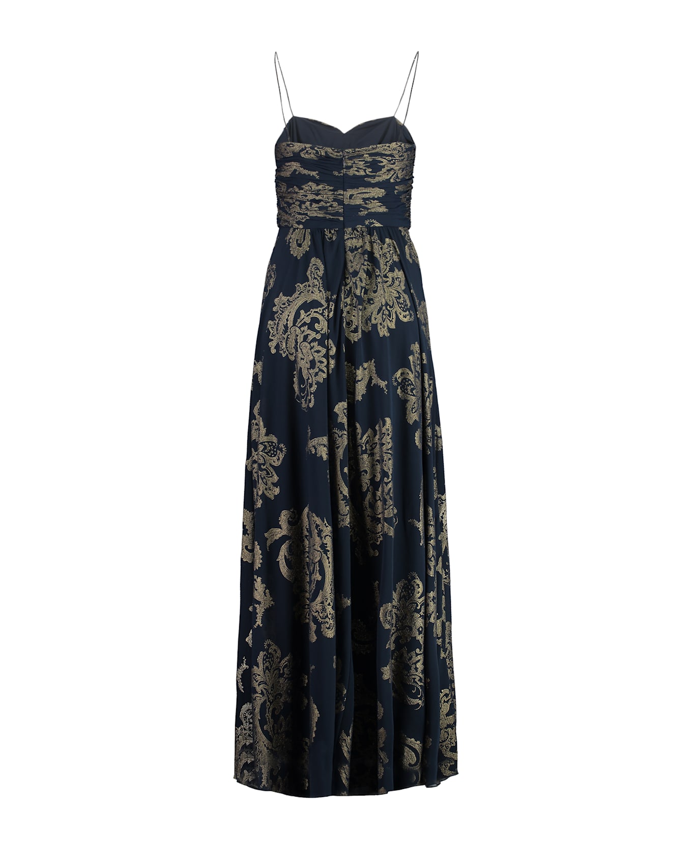 Ralph Lauren Jacquard Fabric Dress - blue